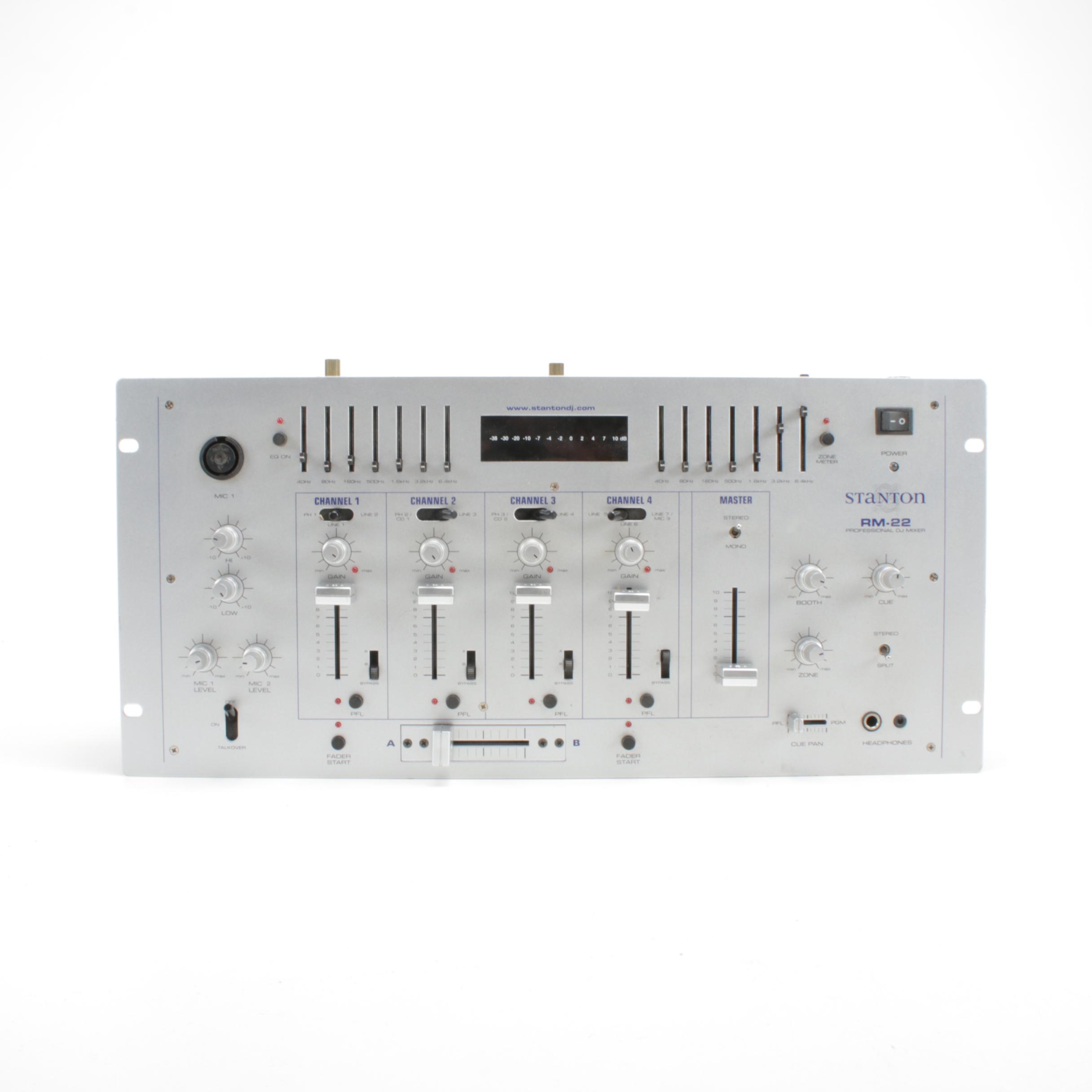 Stanton RM-22 Professional DJ Mixer
