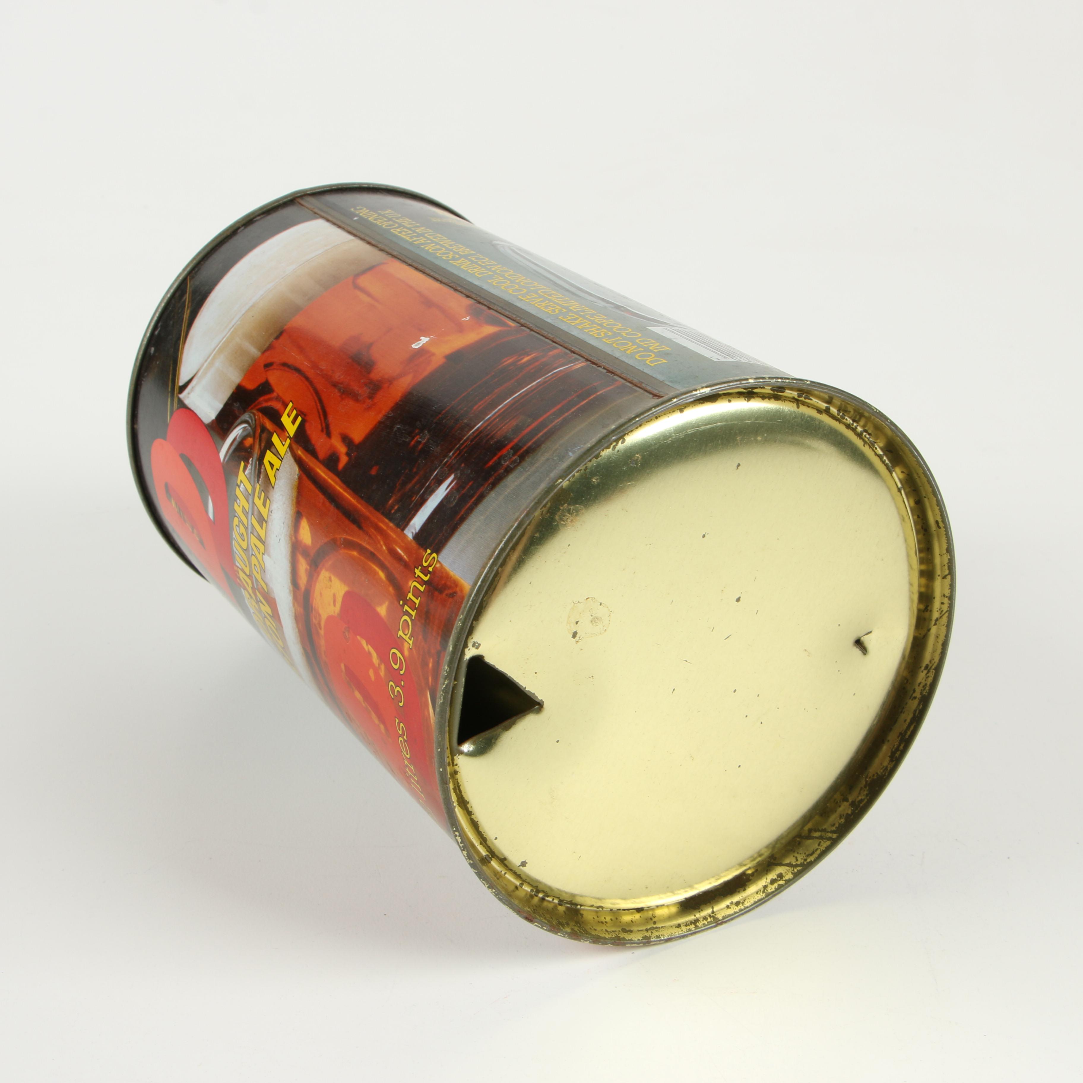 Heineken and Other 22.2 Liter Flat Top Beer Cans