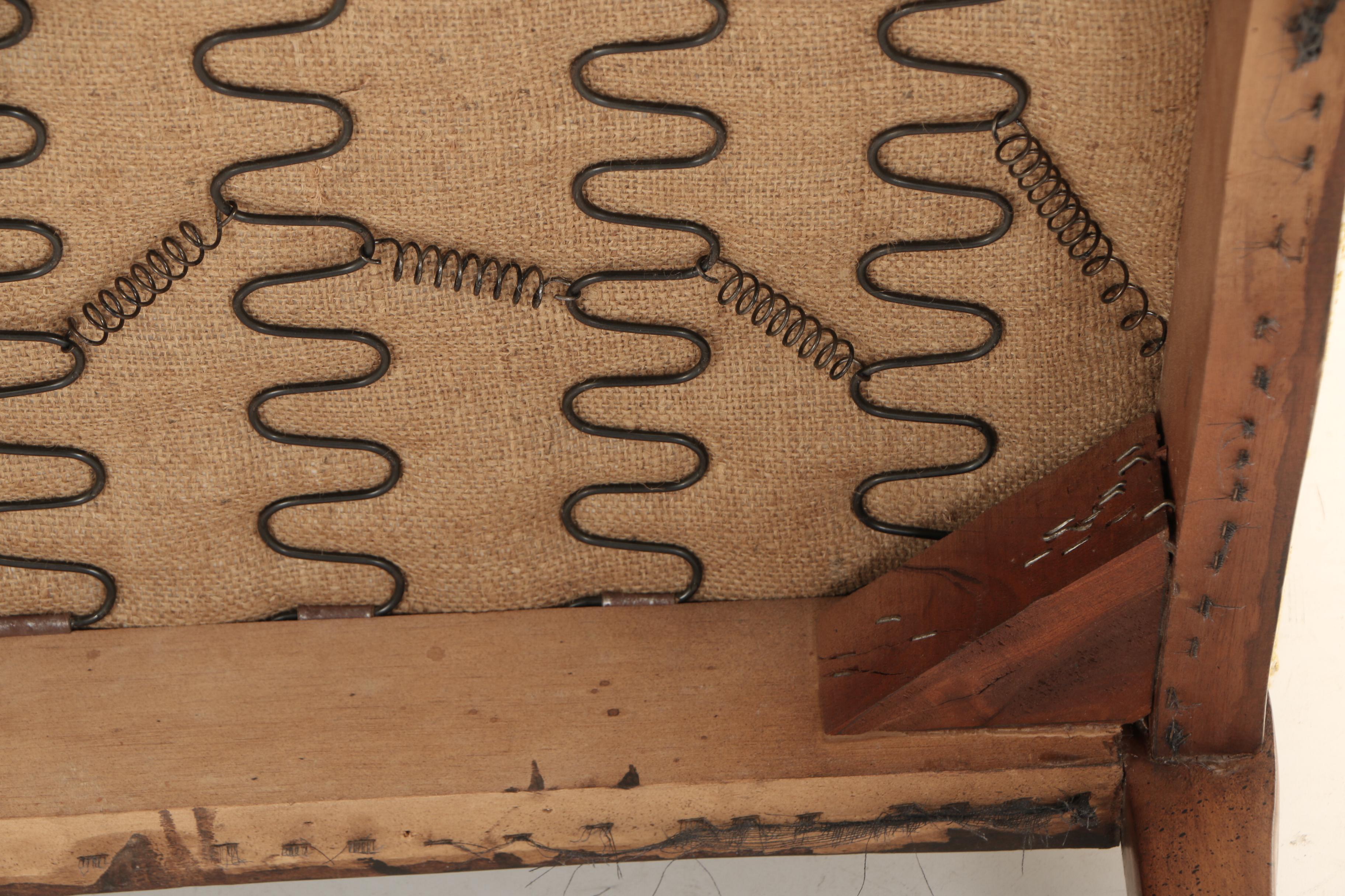 Carlton McLendon Furniture Co., Louis XV Style Walnut Loveseat, Mid 20th Century