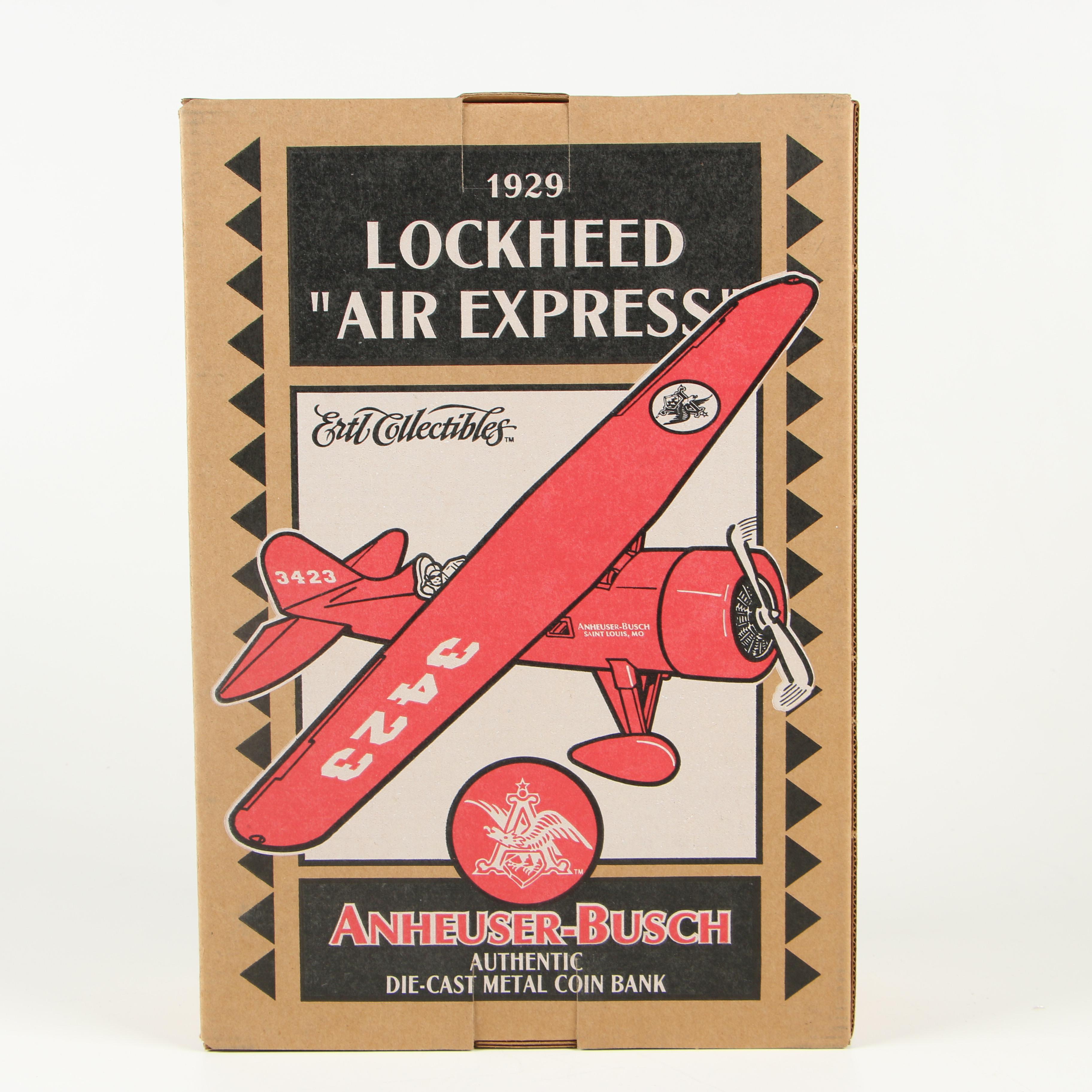 Ertl Co. Diecast Metal Model Airplane Coin Banks