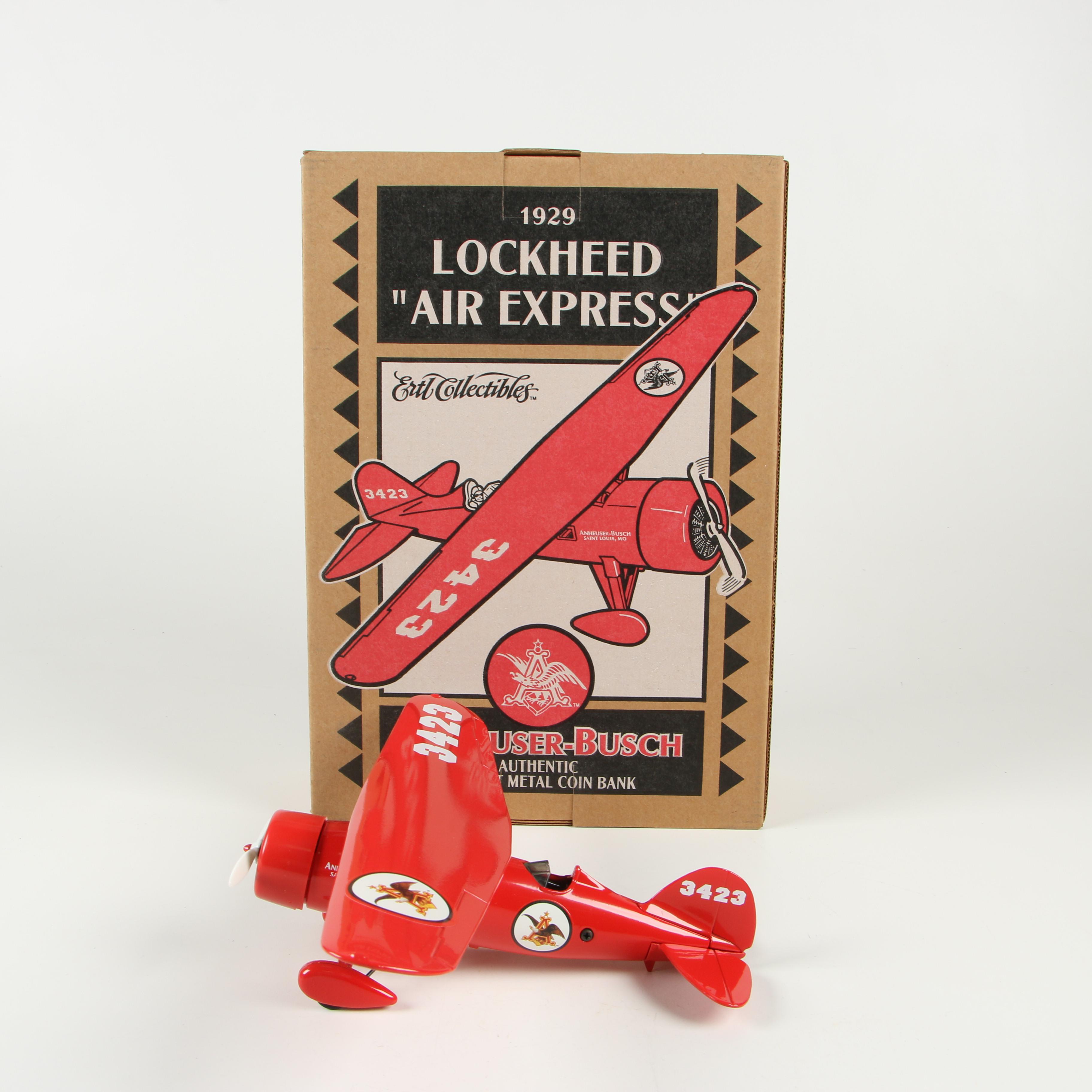 Ertl Co. Diecast Metal Model Airplane Coin Banks