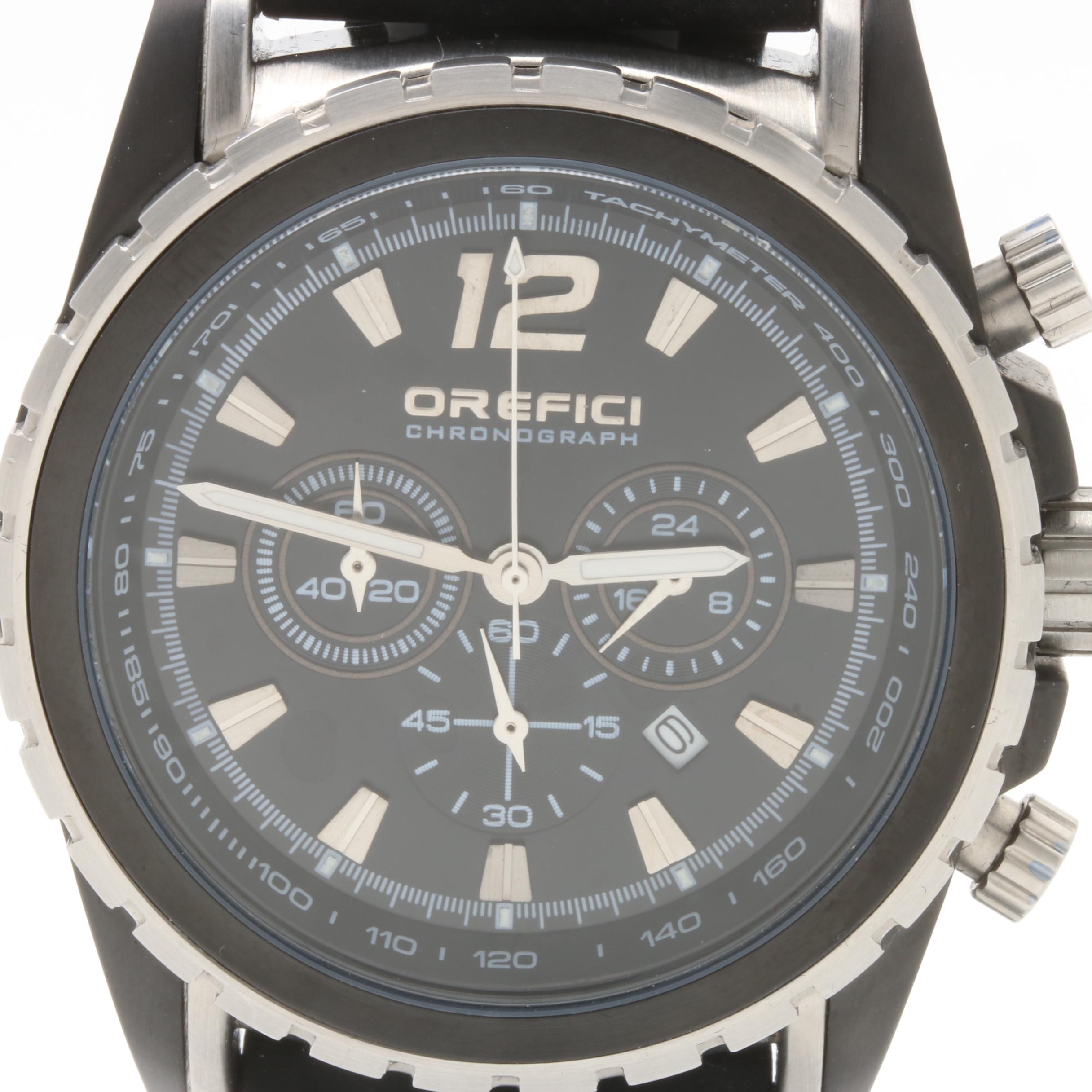Orefici Stainless Steel Chronograph Watch
