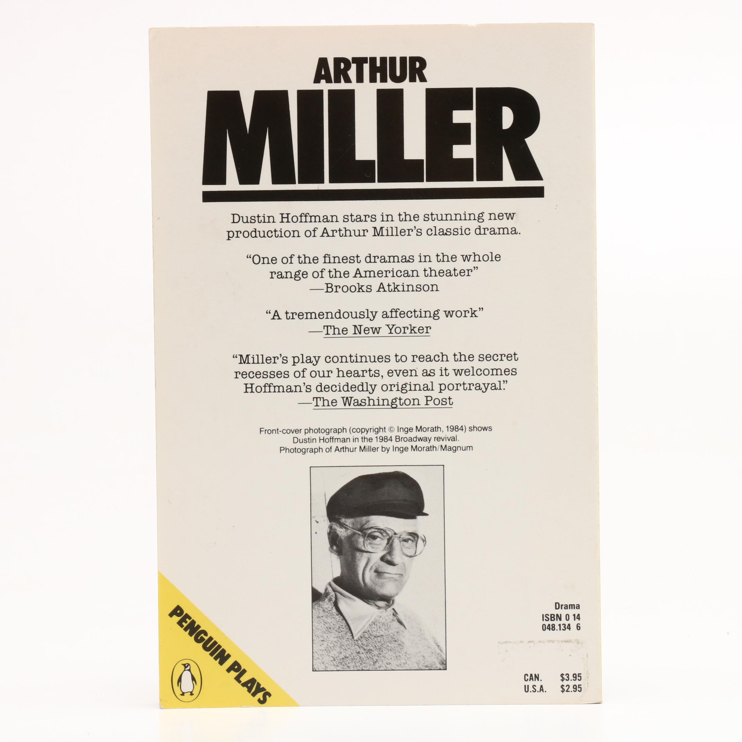 Signed "Death of a Salesman" by Arthur Miller, 1986  Visual COA