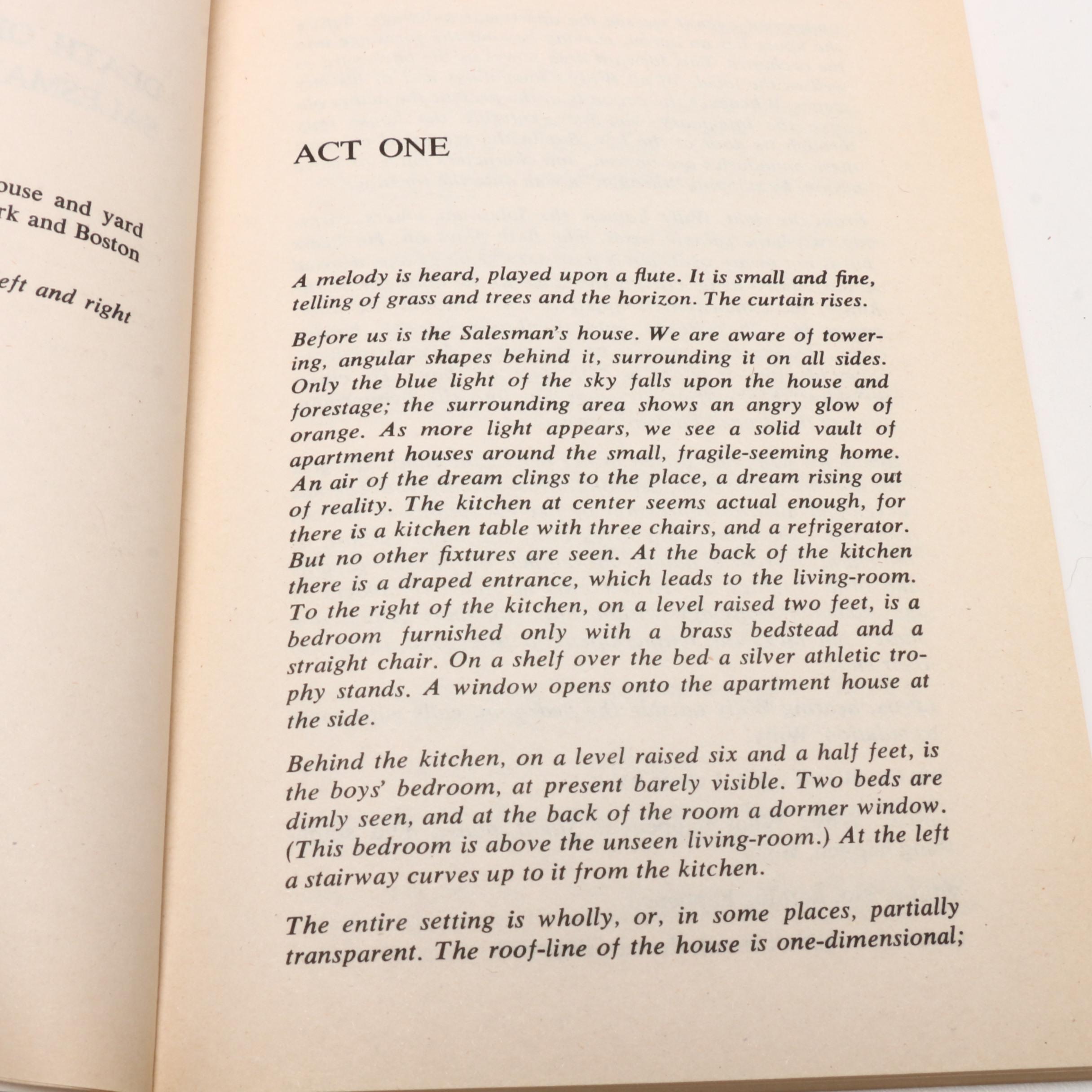 Signed "Death of a Salesman" by Arthur Miller, 1986  Visual COA