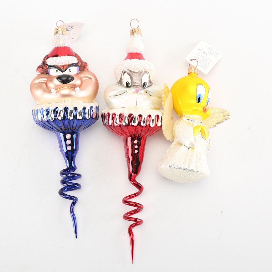 Christopher Radko Looney Tunes Warner Bros. Studio Store Exclusive Ornaments