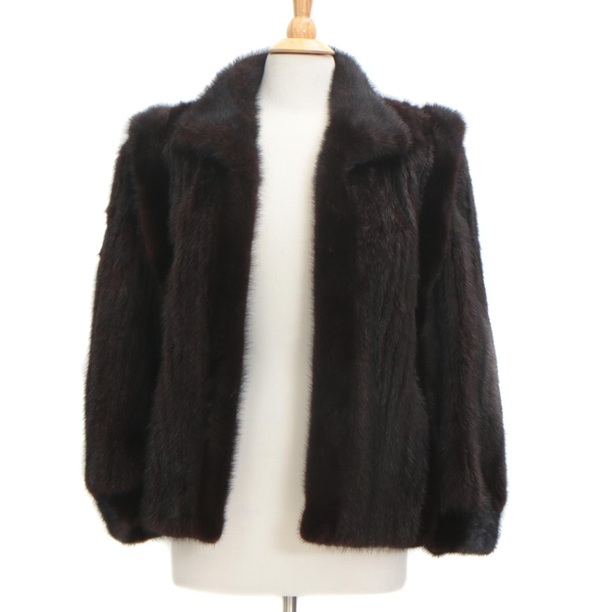 Corded Mink Fur Jacket, Vintage