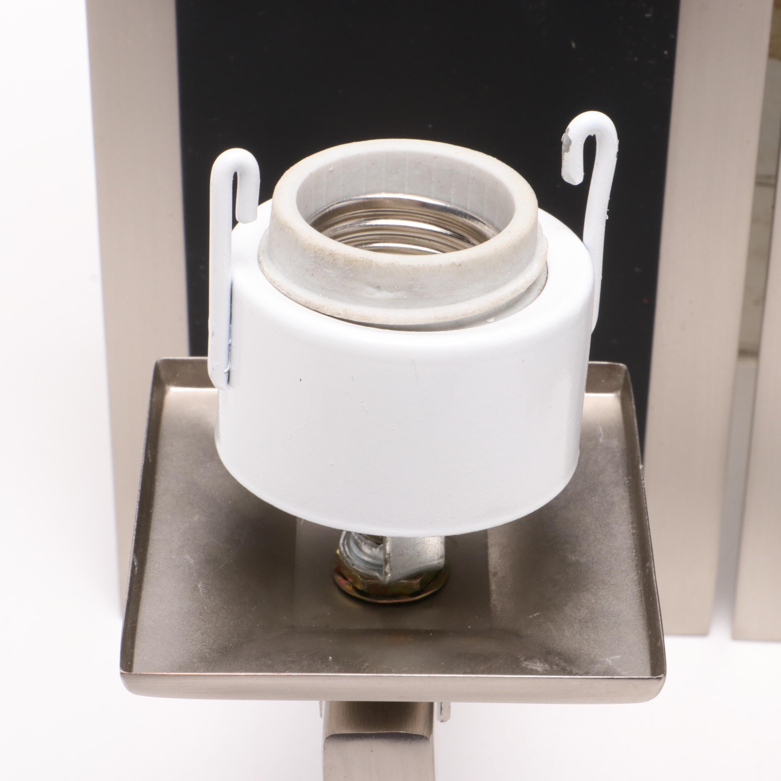 Kalco Contemporary Wall Sconces, Pair