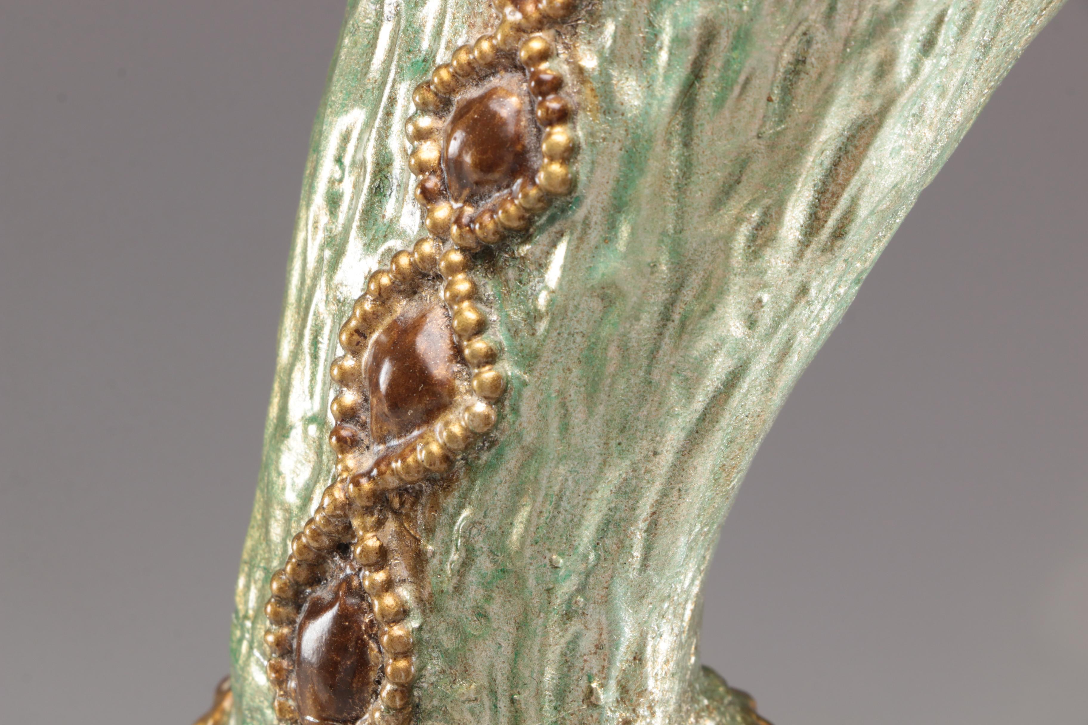 Painted Resin Woman Figurine