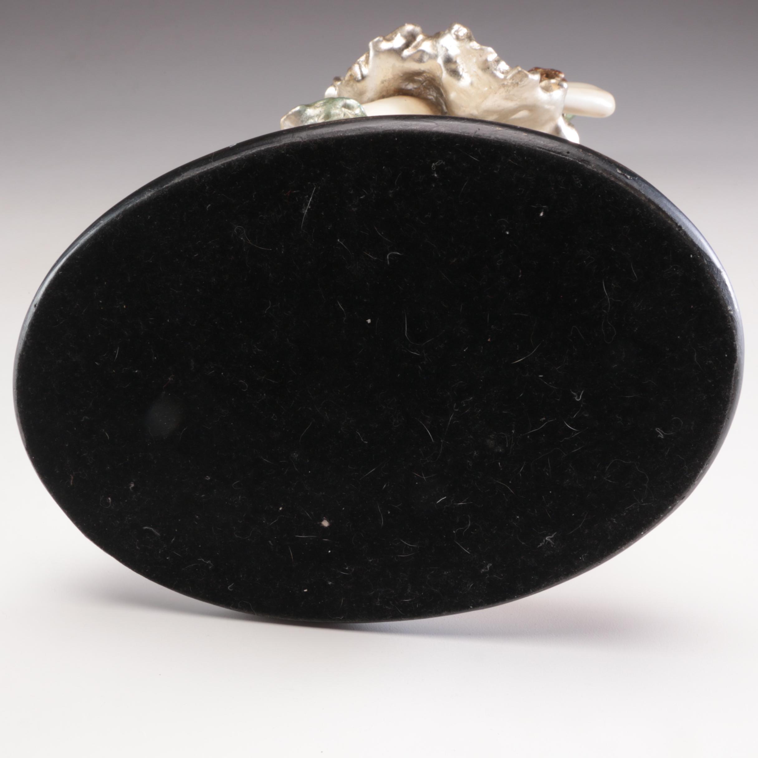 Painted Resin Woman Figurine