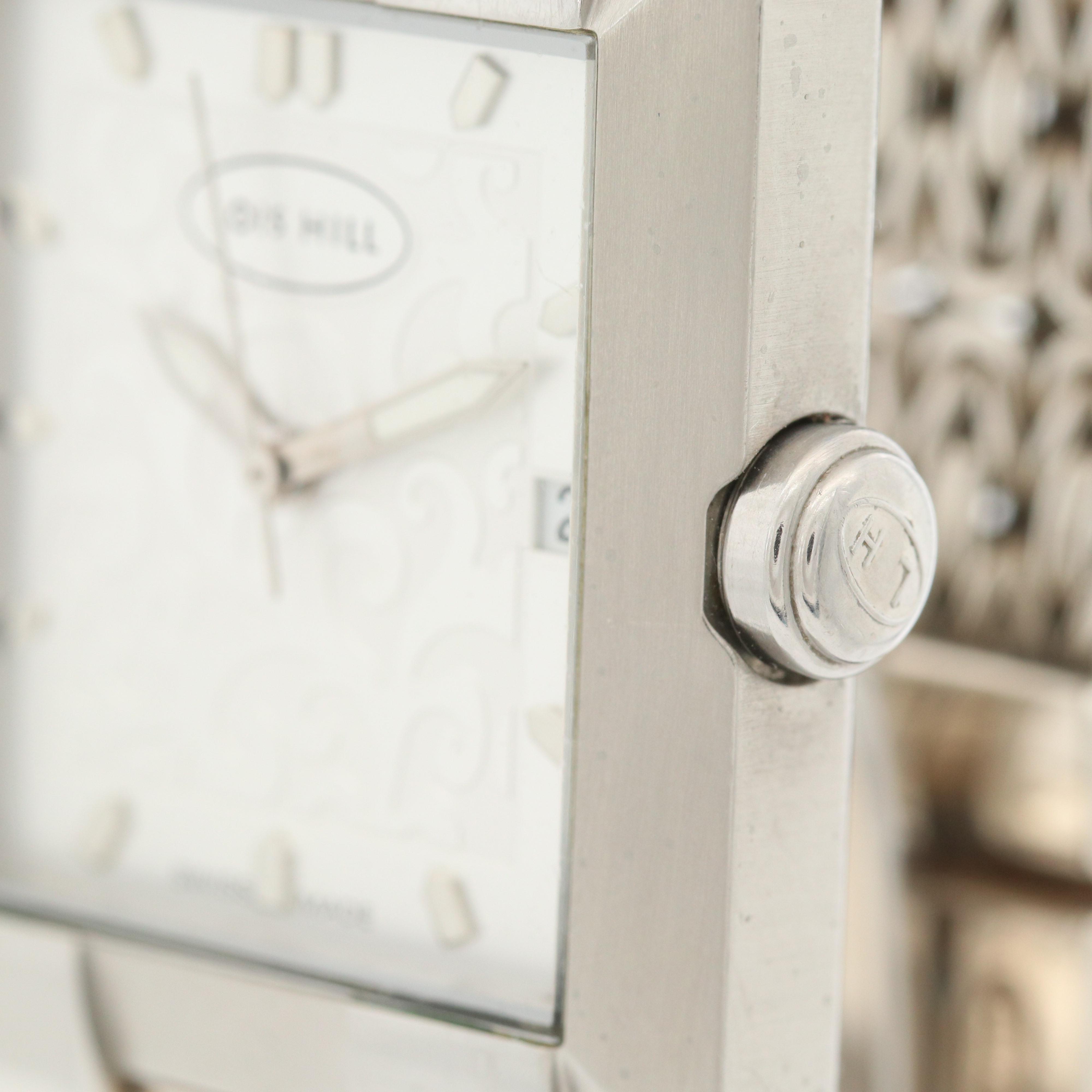 Lois HIll Stainless Steel and Sterling Silver Quartz Watch