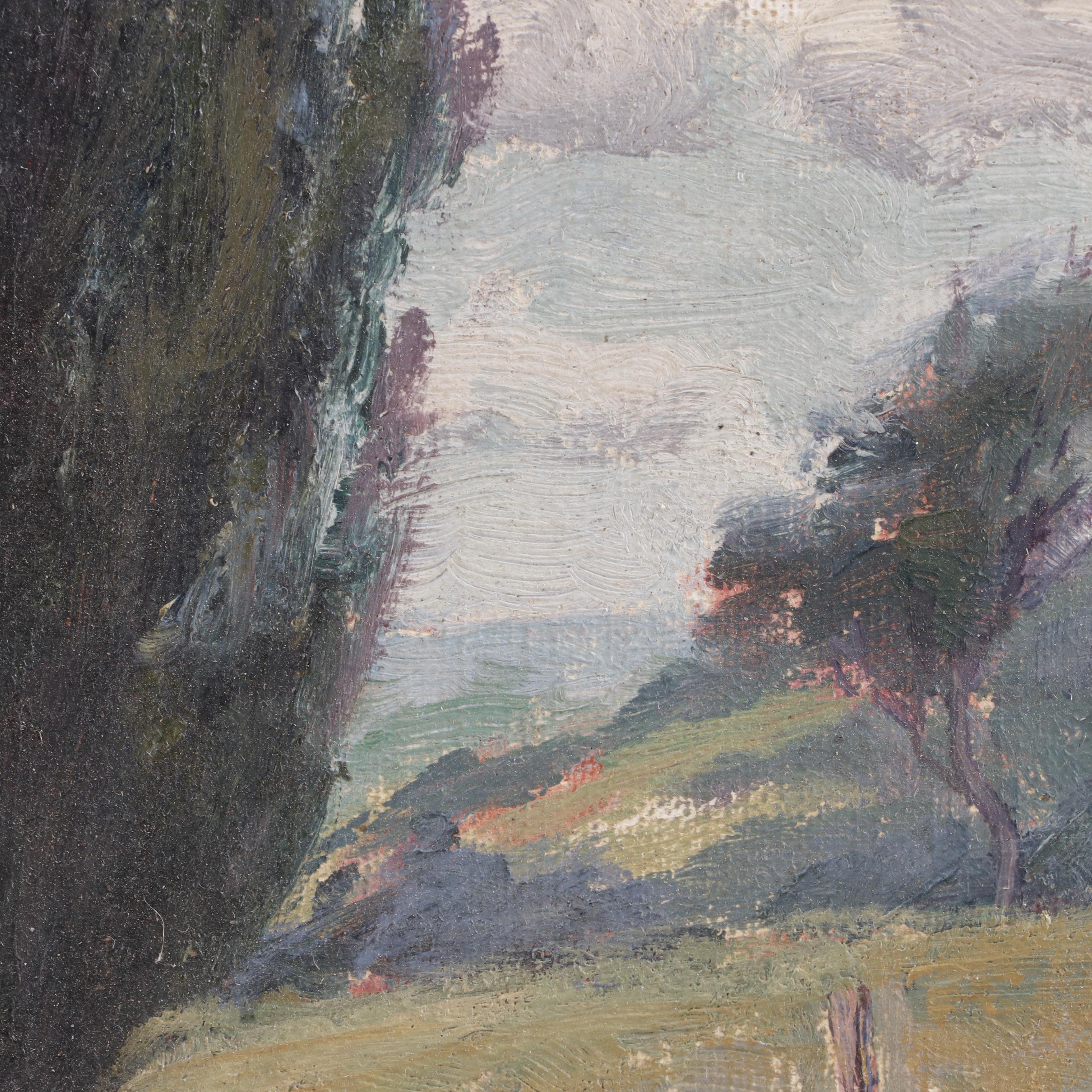 Josephine Cochrane Homestead Oil Painting