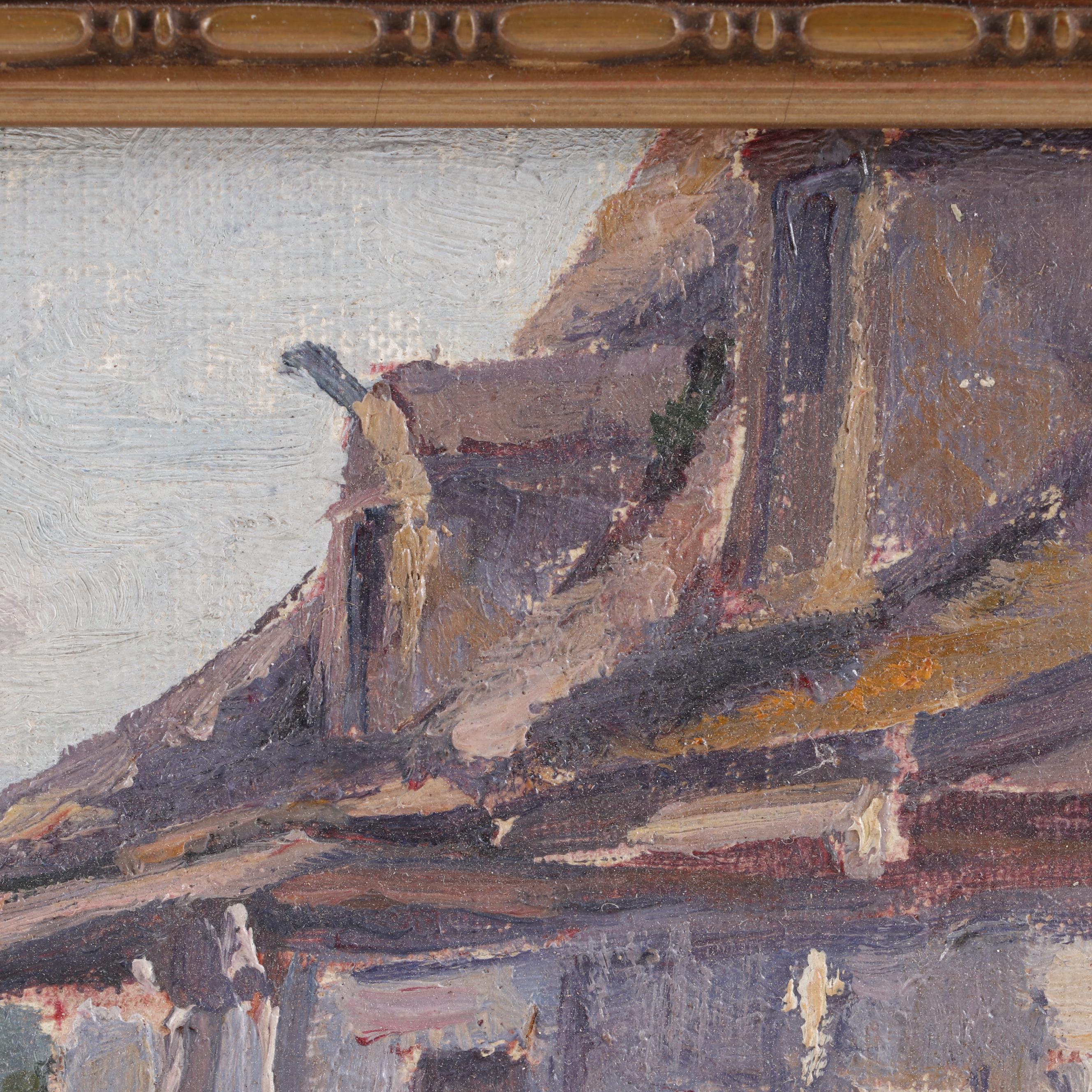 Josephine Cochrane Homestead Oil Painting