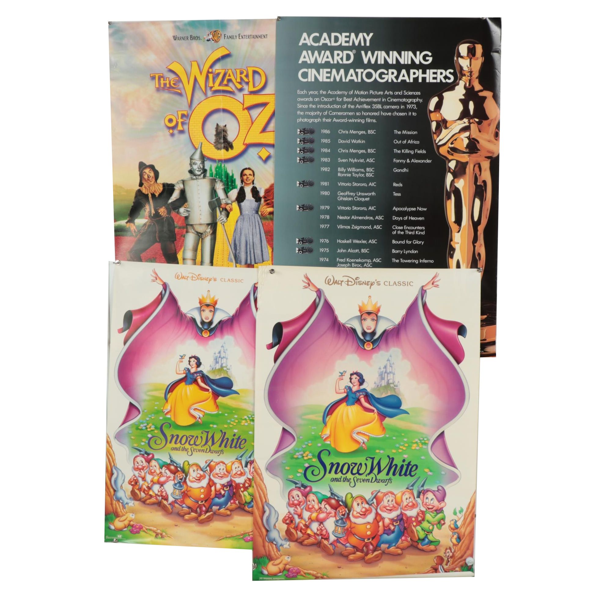 Reproduction Disney and Warner Bros. Movie Posters