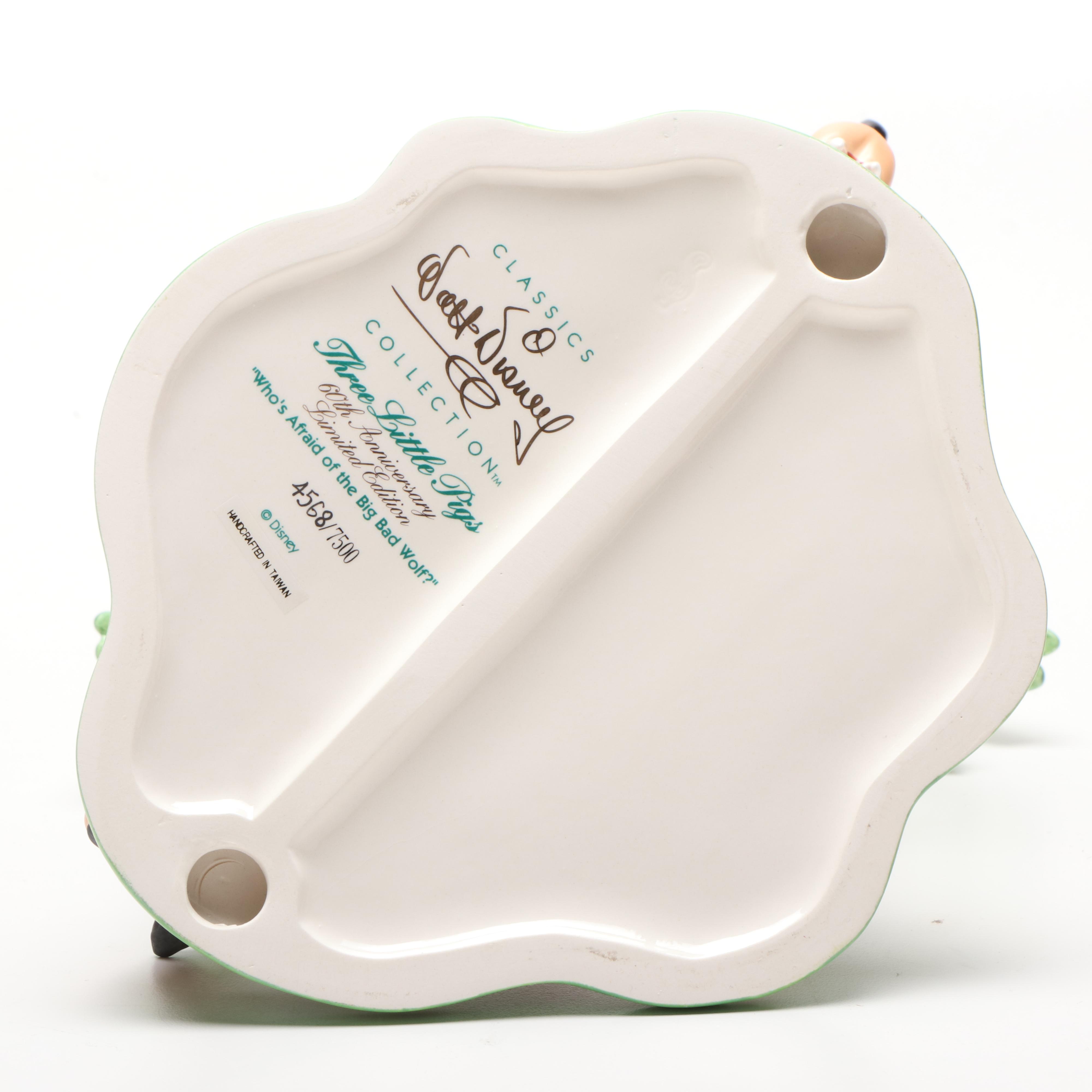 Walt Disney Classics Collection "Three Little Pigs" Figurines