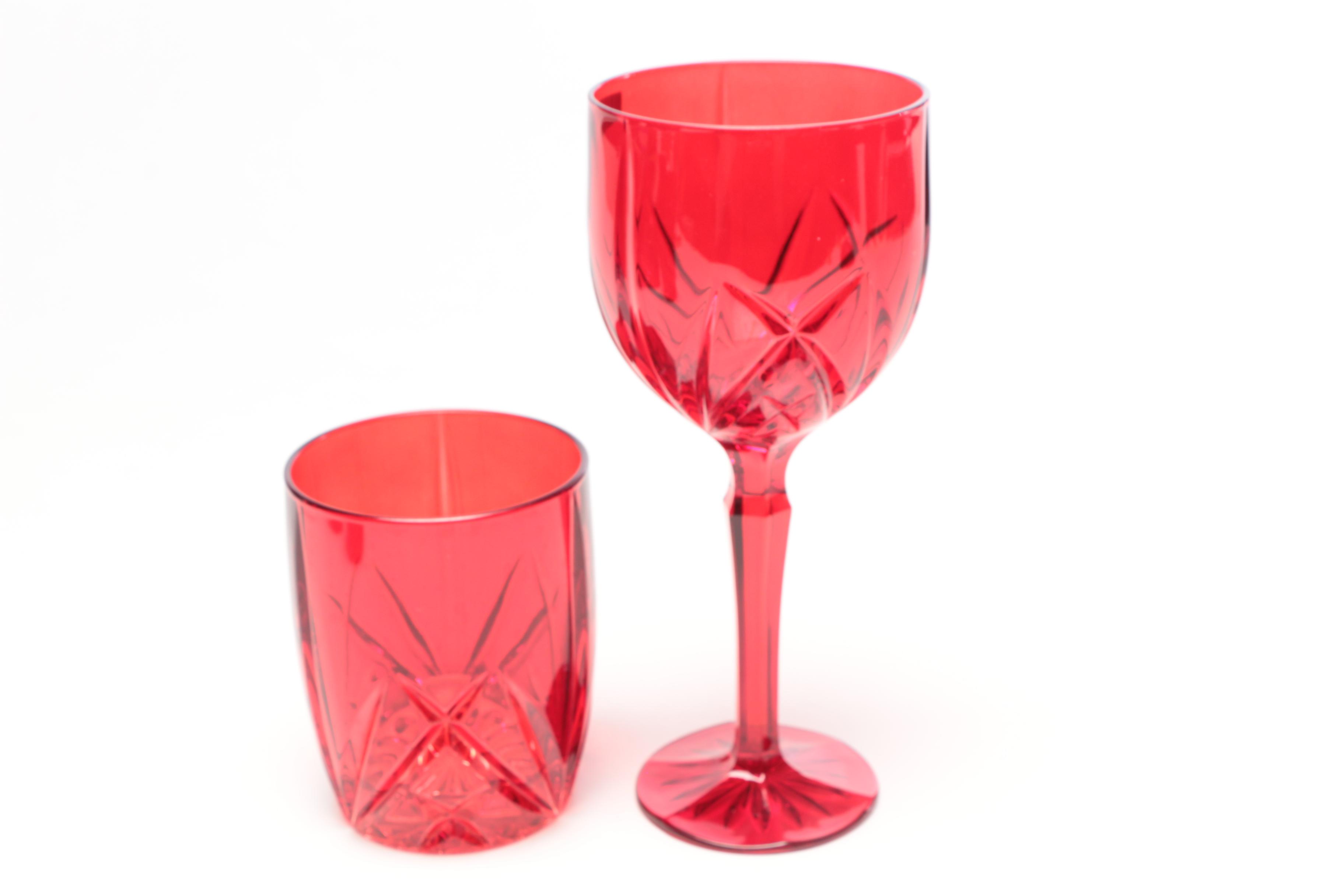Marquis by Waterford Crystal "Brookside" Wine and Double Old Fashioned Glasses
