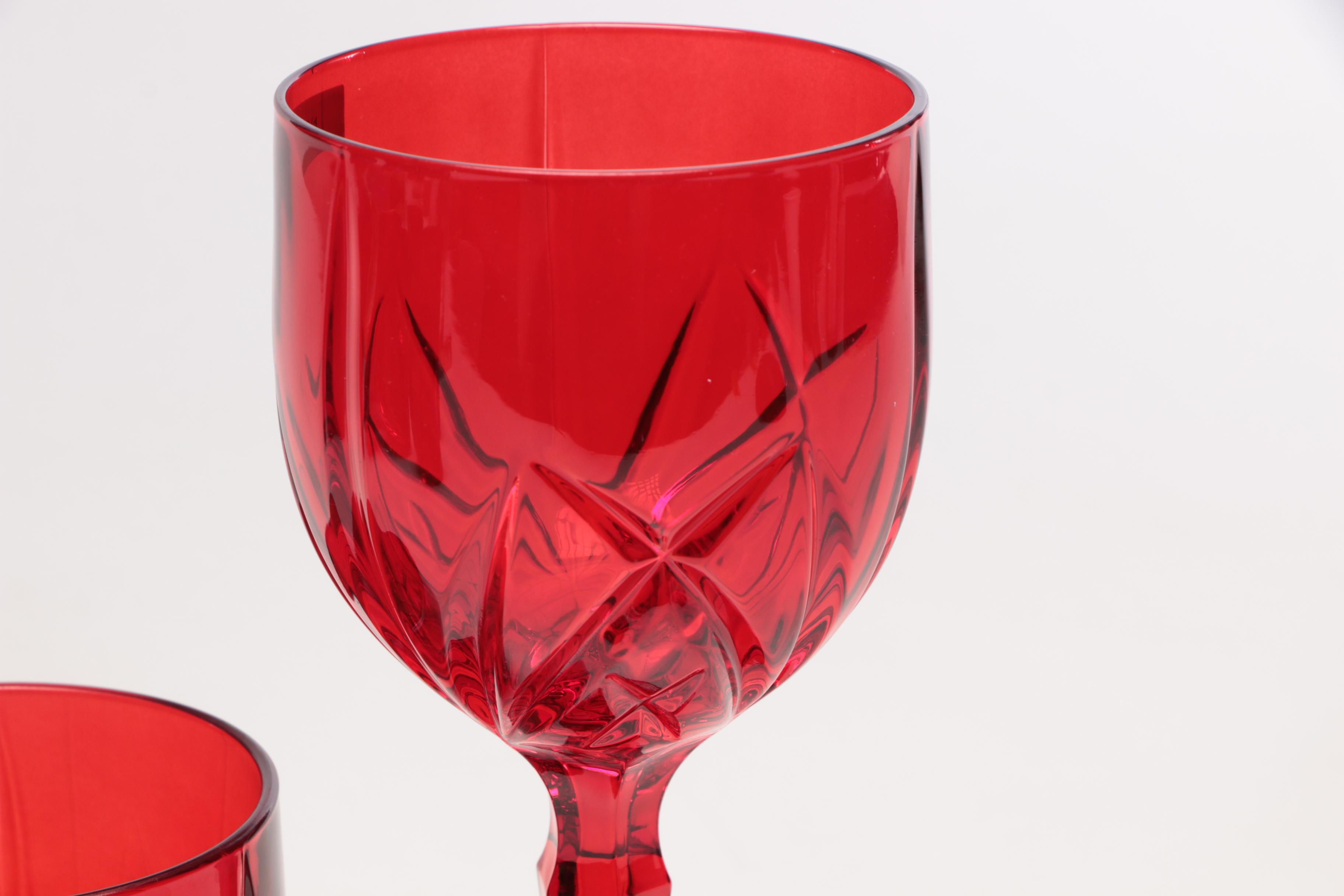 Marquis by Waterford Crystal "Brookside" Wine and Double Old Fashioned Glasses