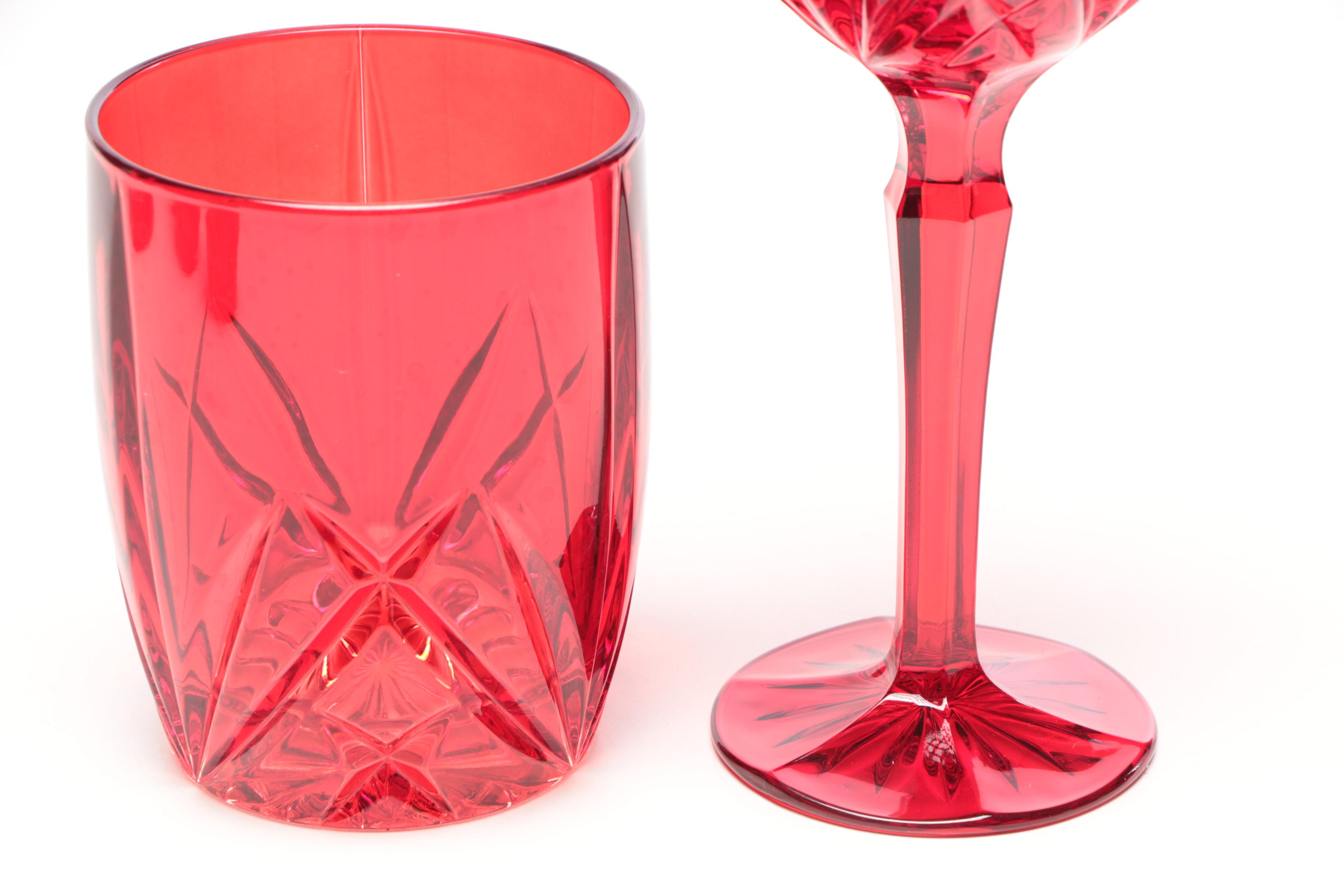 Marquis by Waterford Crystal "Brookside" Wine and Double Old Fashioned Glasses