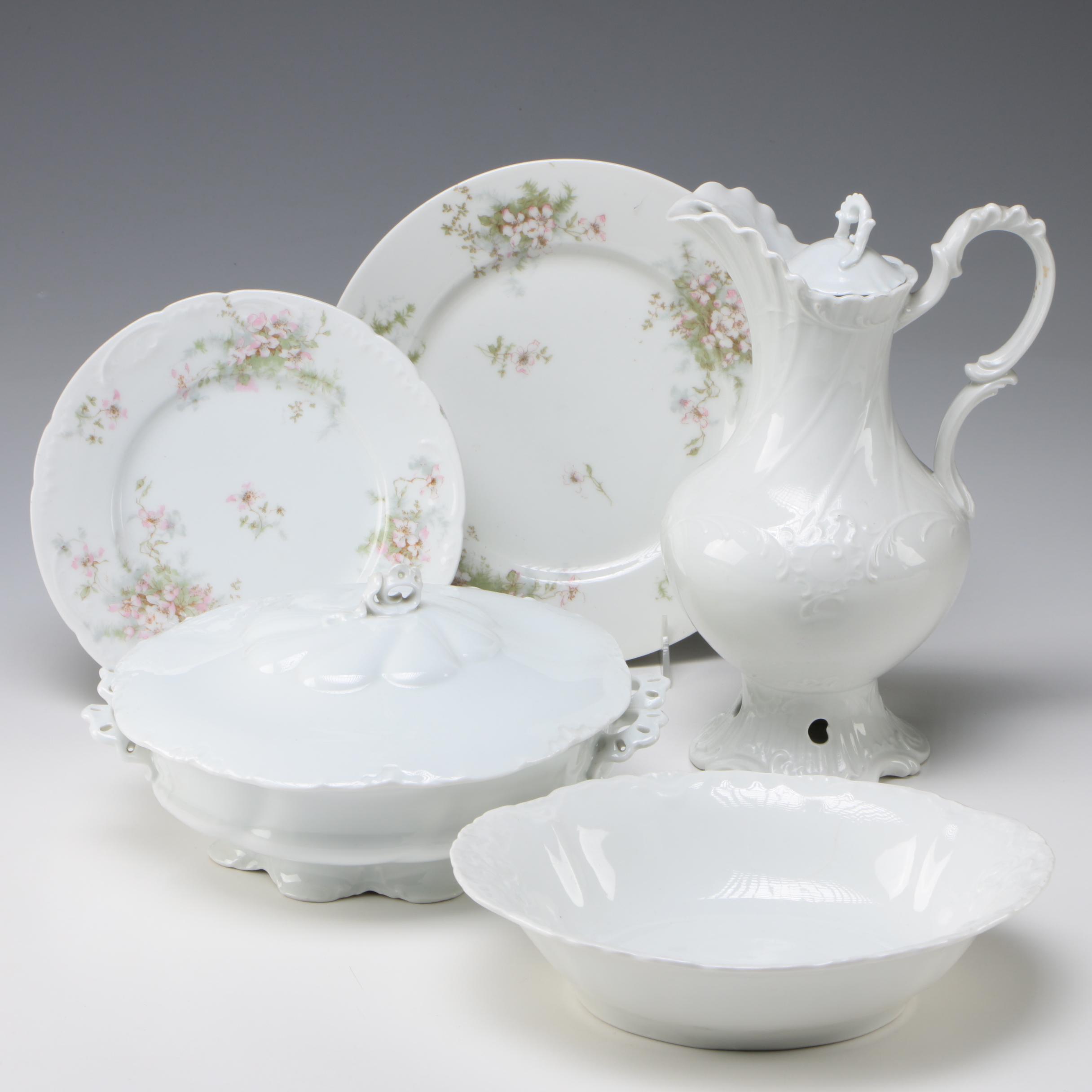 Rosenthal "Versailles" Porcelain Covered Vegetable and other European Porcelain