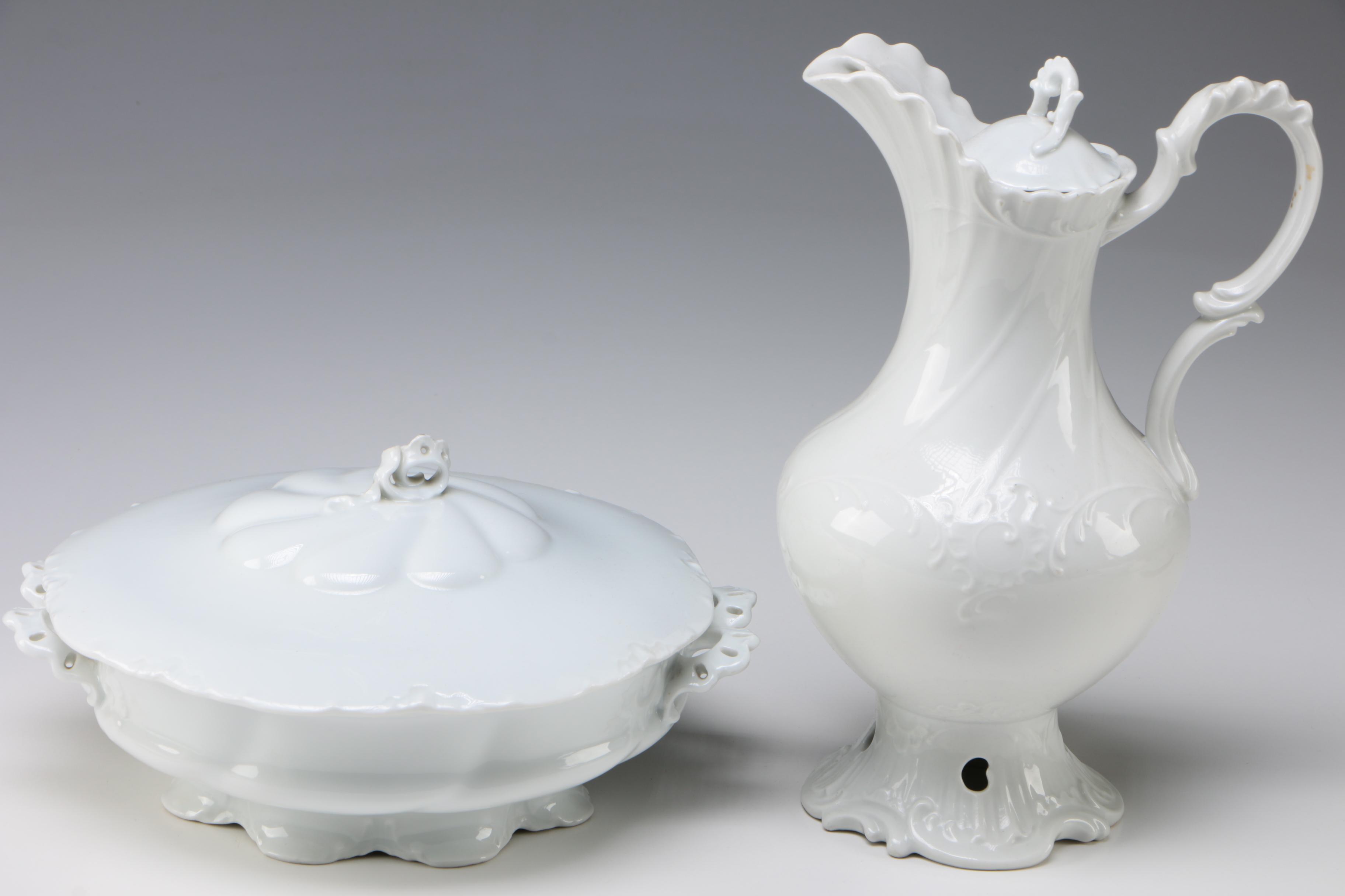 Rosenthal "Versailles" Porcelain Covered Vegetable and other European Porcelain