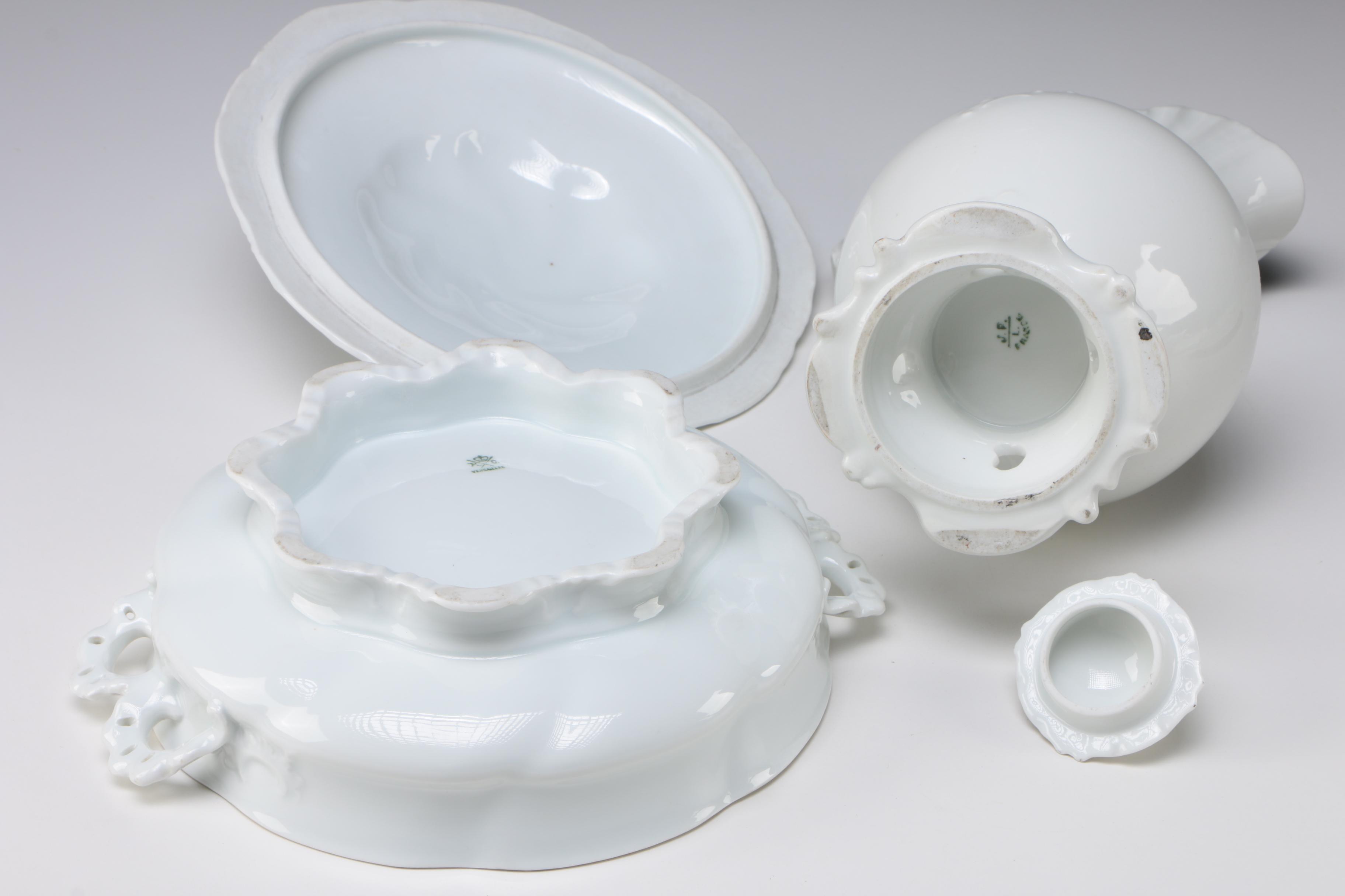 Rosenthal "Versailles" Porcelain Covered Vegetable and other European Porcelain