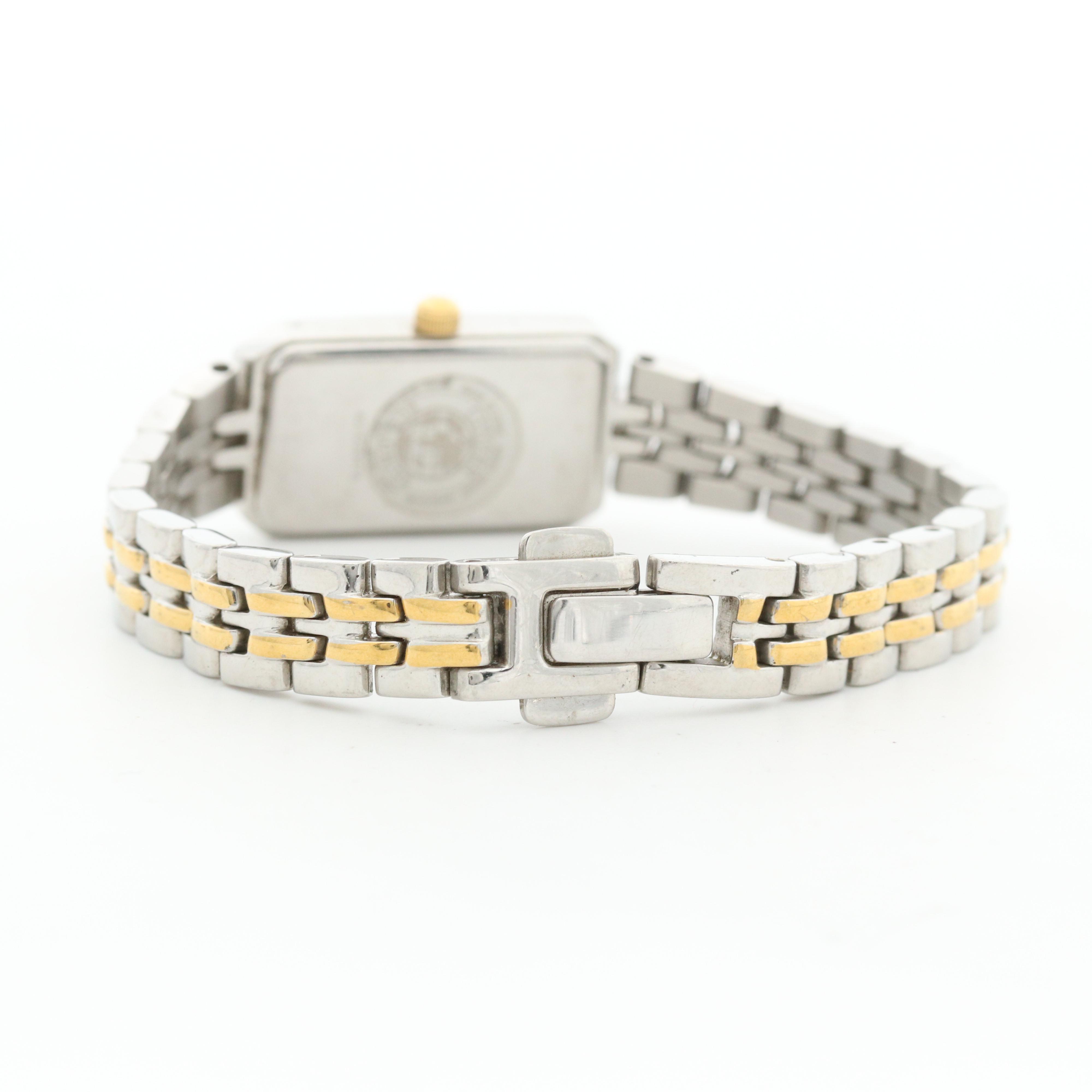 Citizen Eco-Drive Two Tone Watch With Mother of Pearl Dial