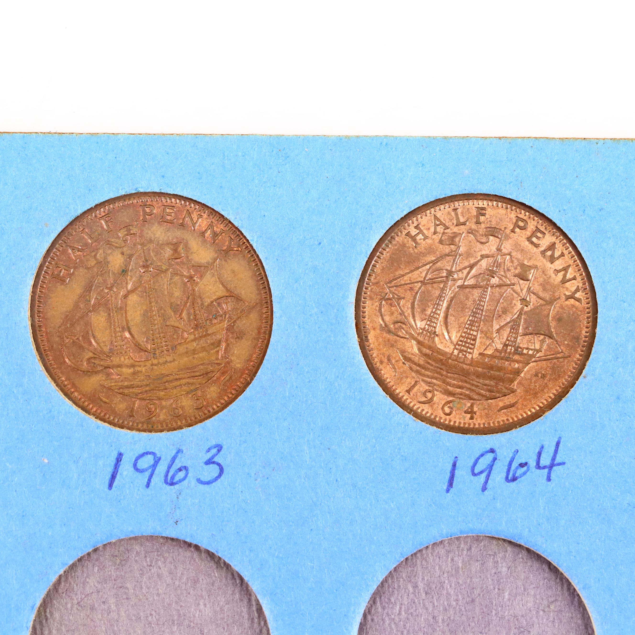 British Coin Collection in Four Whitman Coin Folders