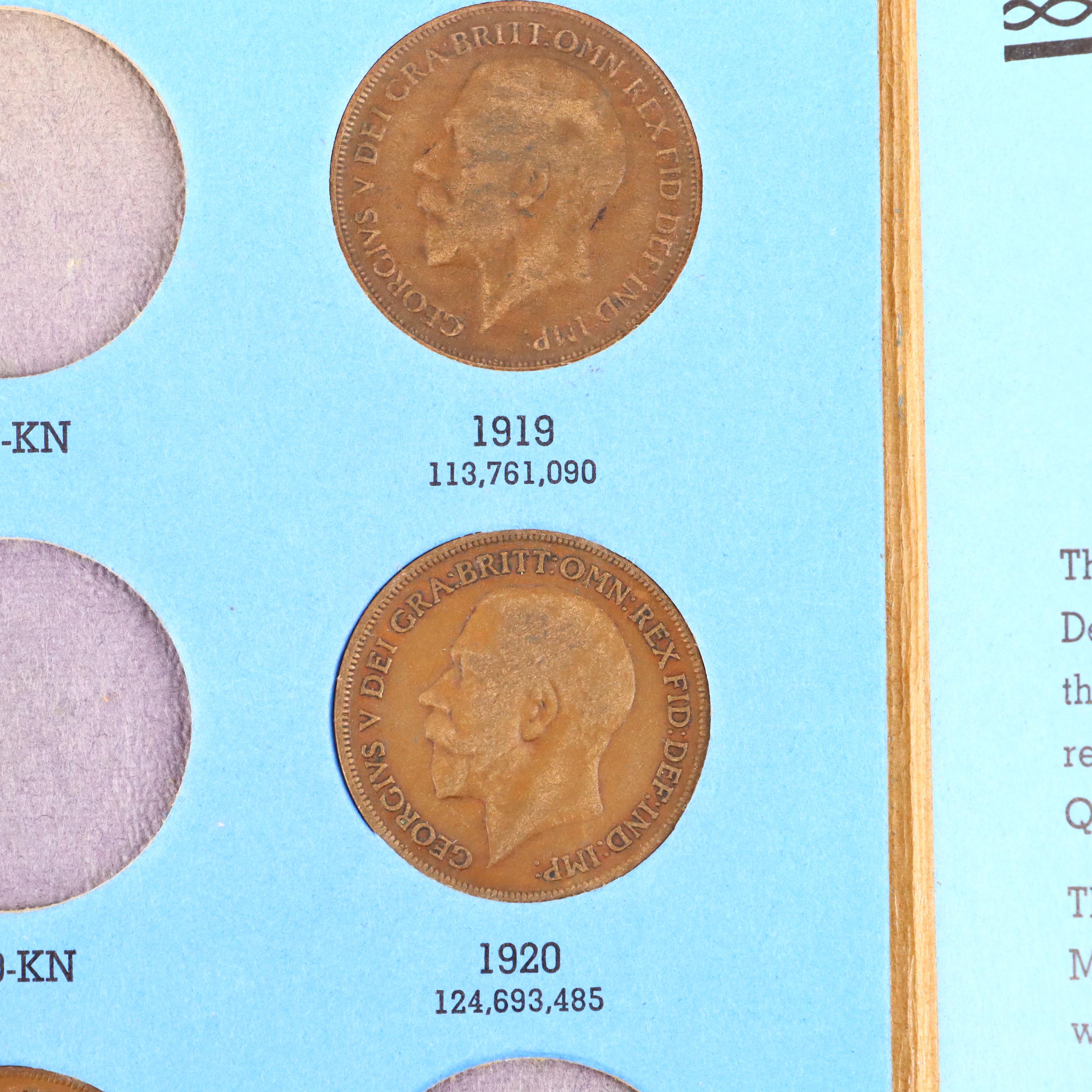 British Coin Collection in Four Whitman Coin Folders