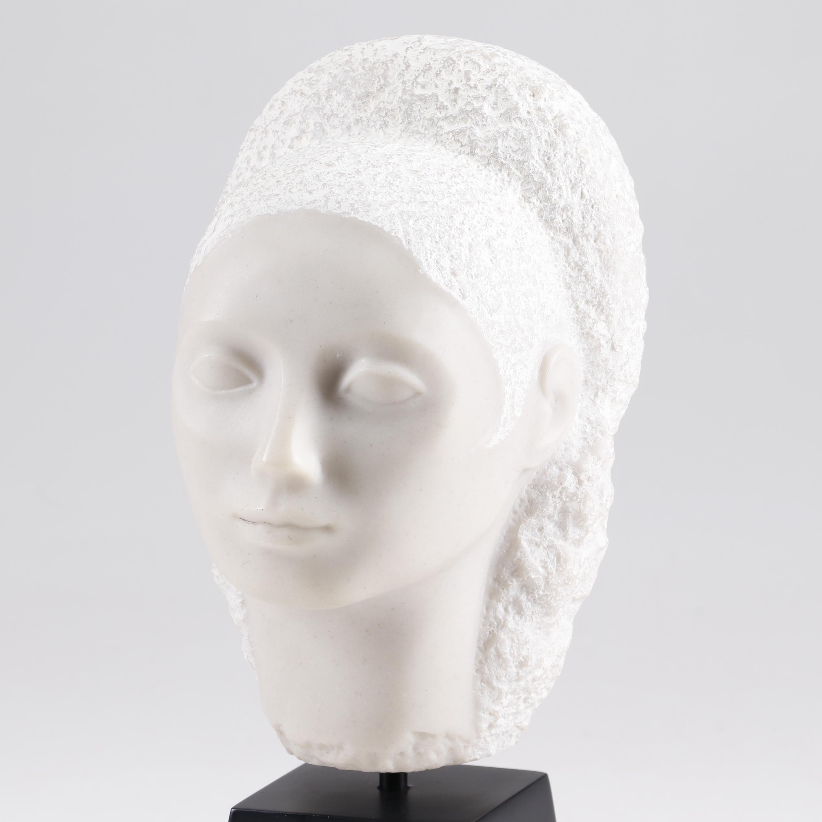 Isabel Case Borgatta Marble Portrait Bust