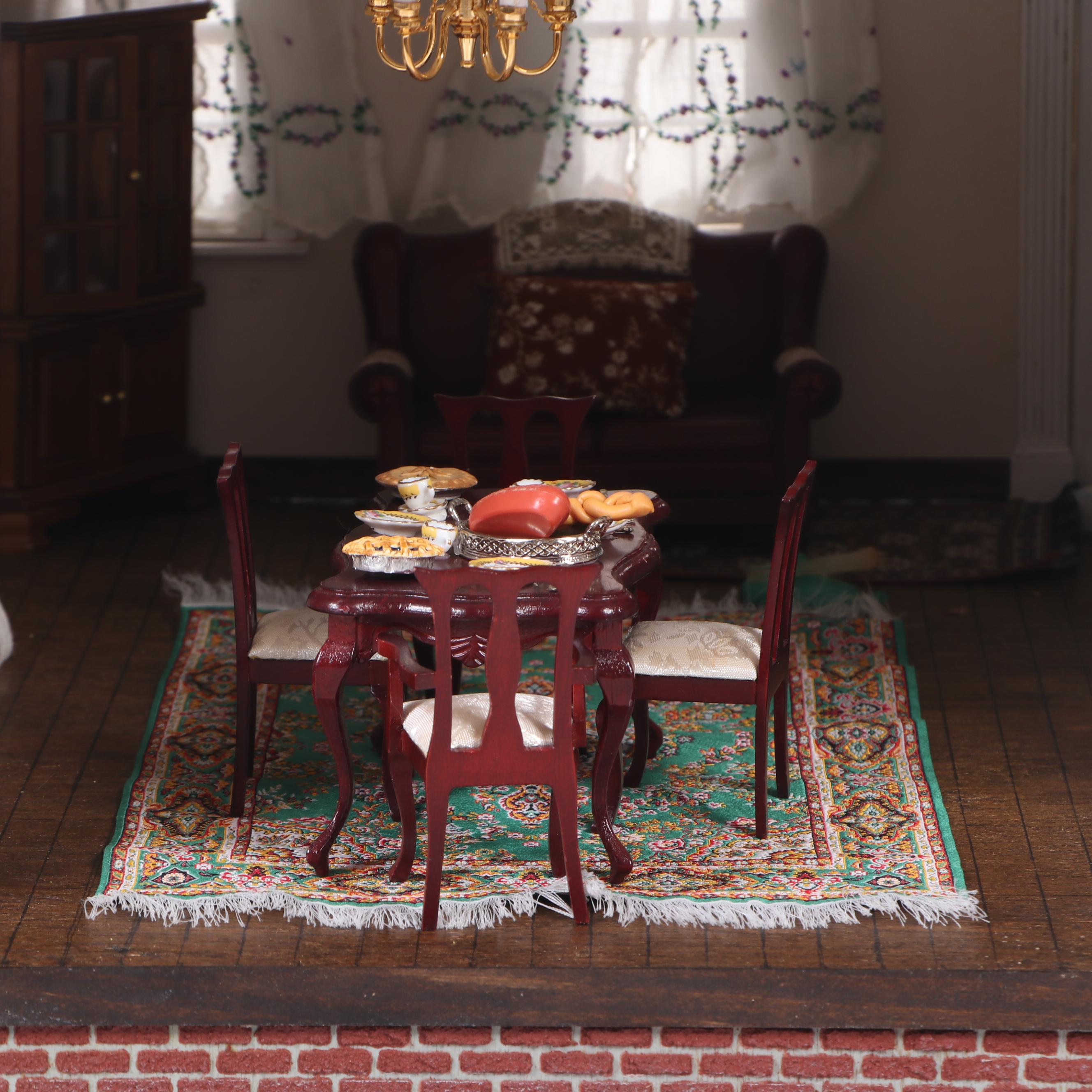 Handmade Electrified Dollhouse with Accessories