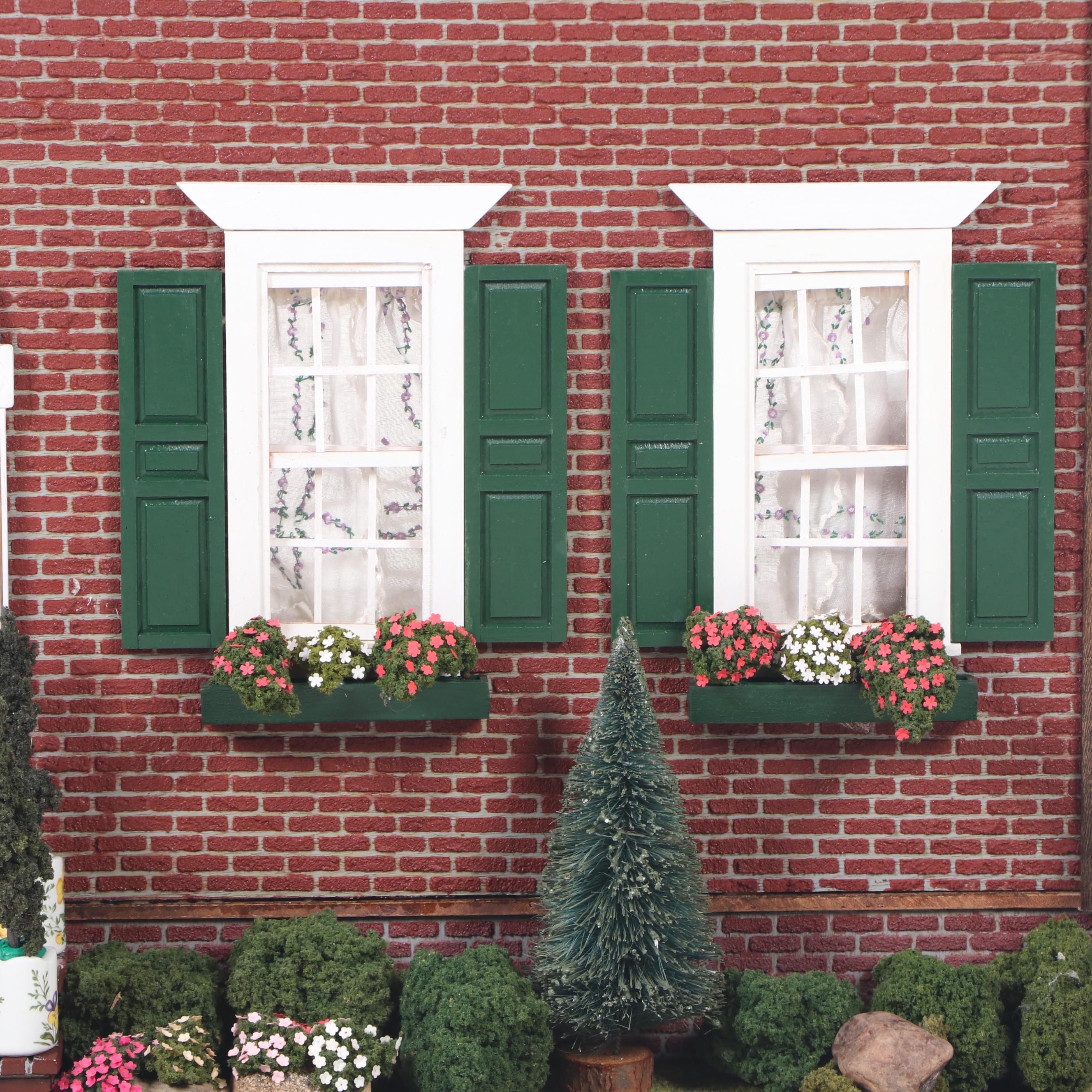 Handmade Electrified Dollhouse with Accessories