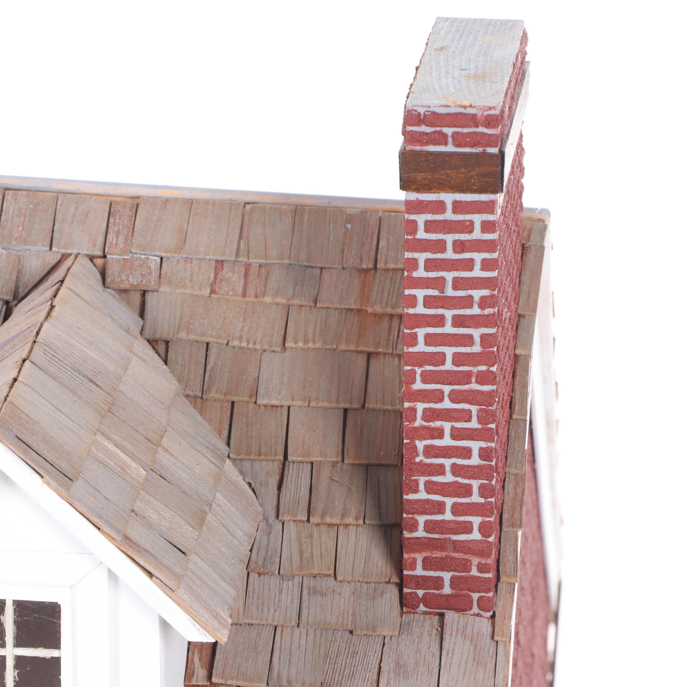 Handmade Electrified Dollhouse with Accessories