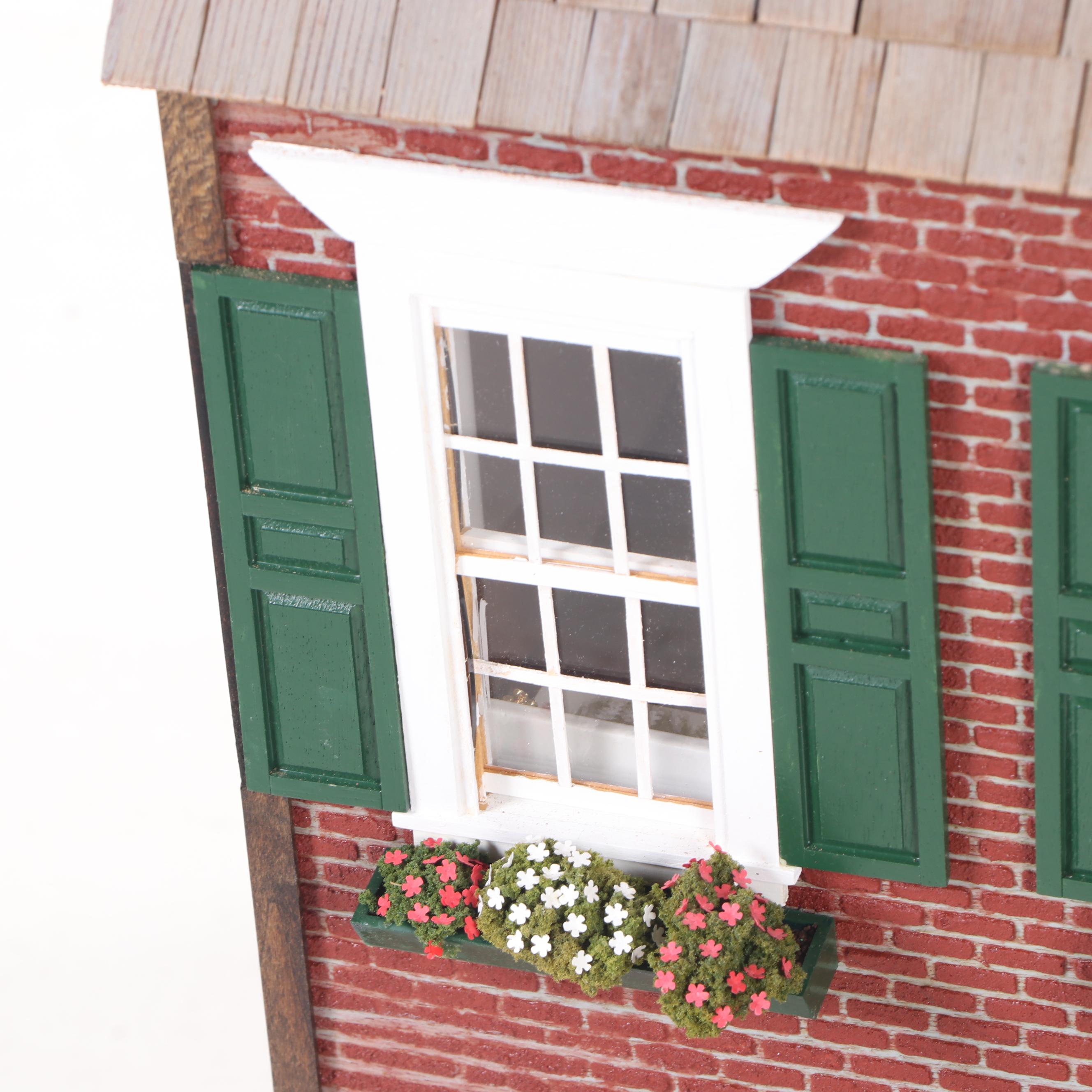 Handmade Electrified Dollhouse with Accessories