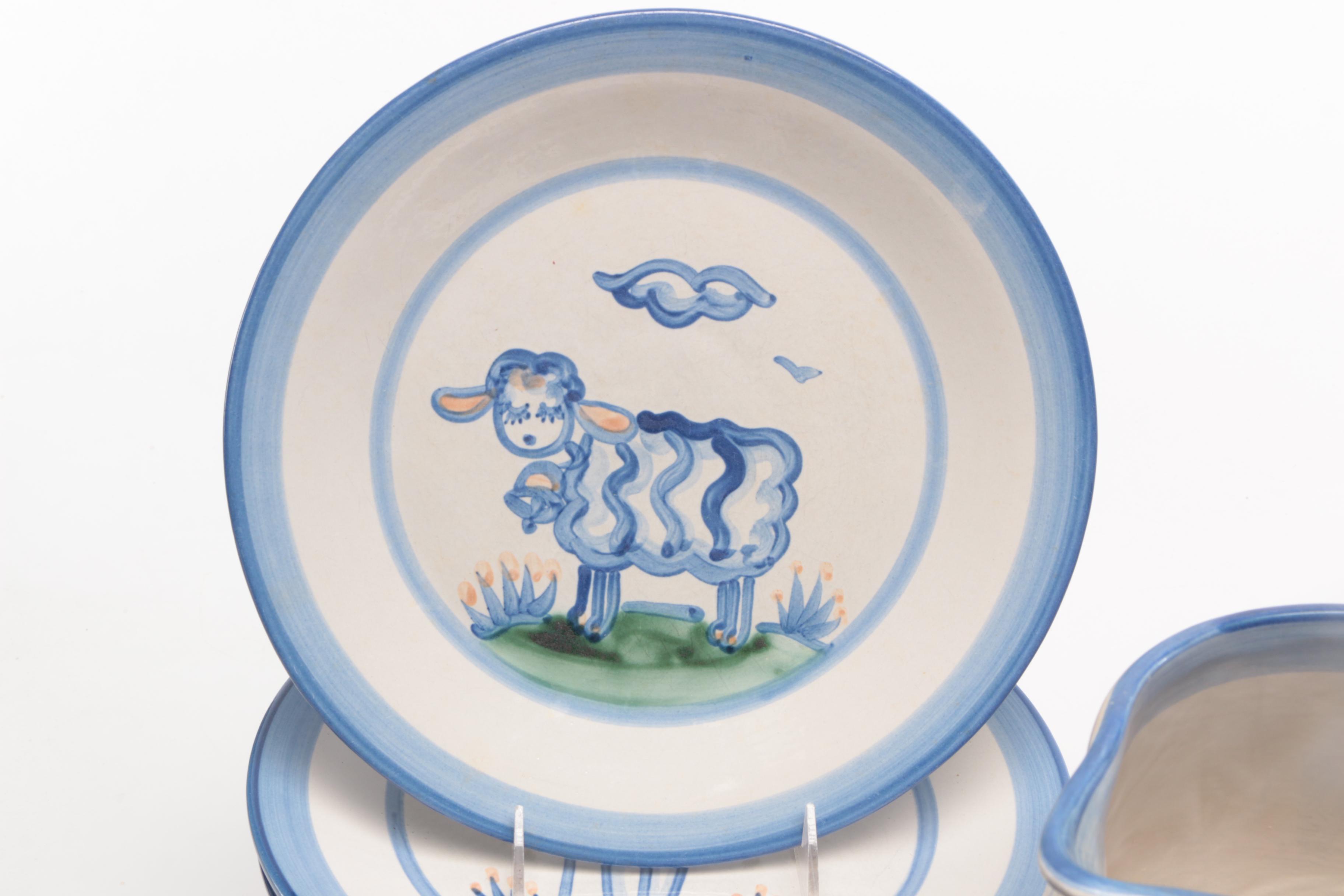 M.A. Hadley Pottery "Country" Stoneware Dinner and Serveware