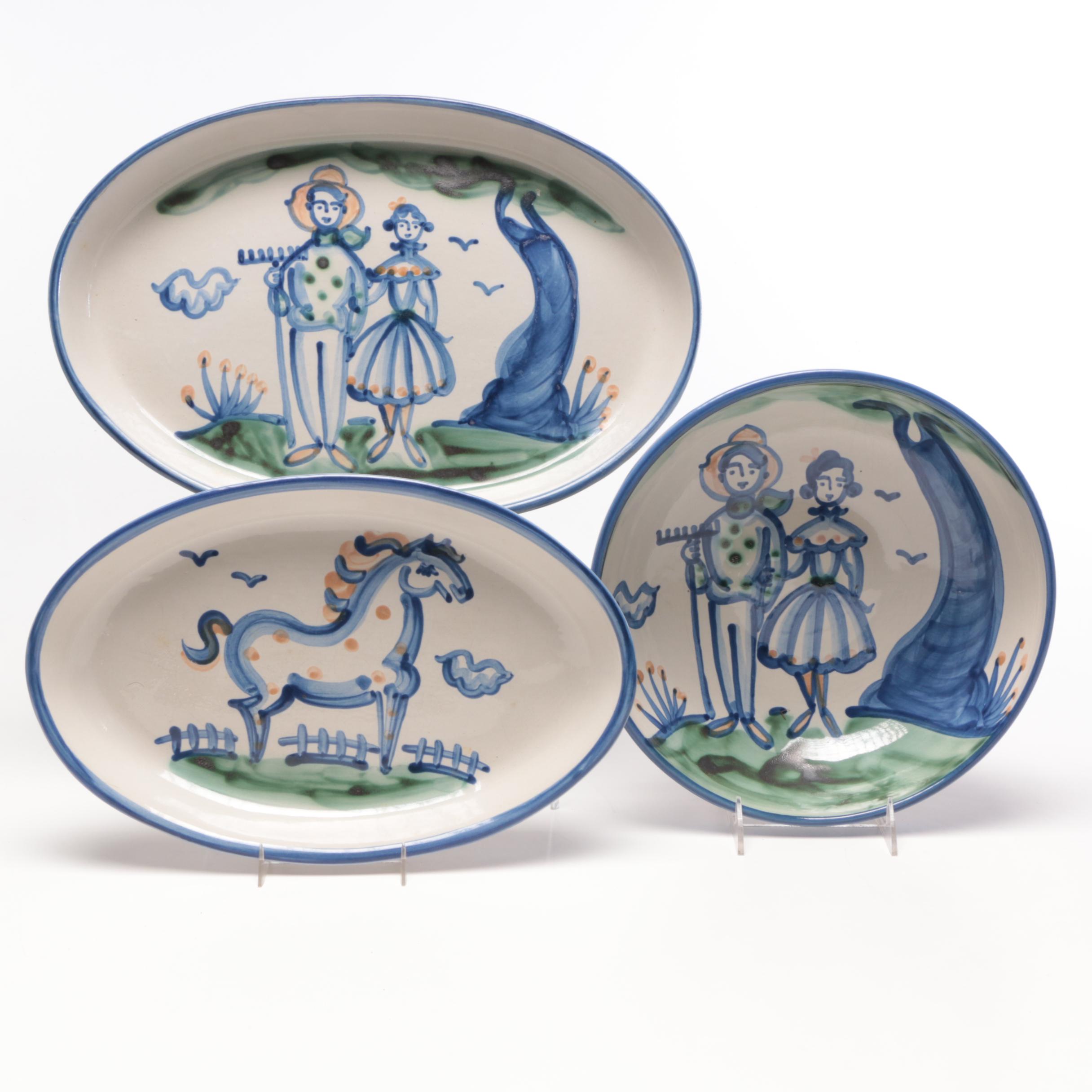 M.A. Hadley Pottery "Country" Stoneware Dinner and Serveware