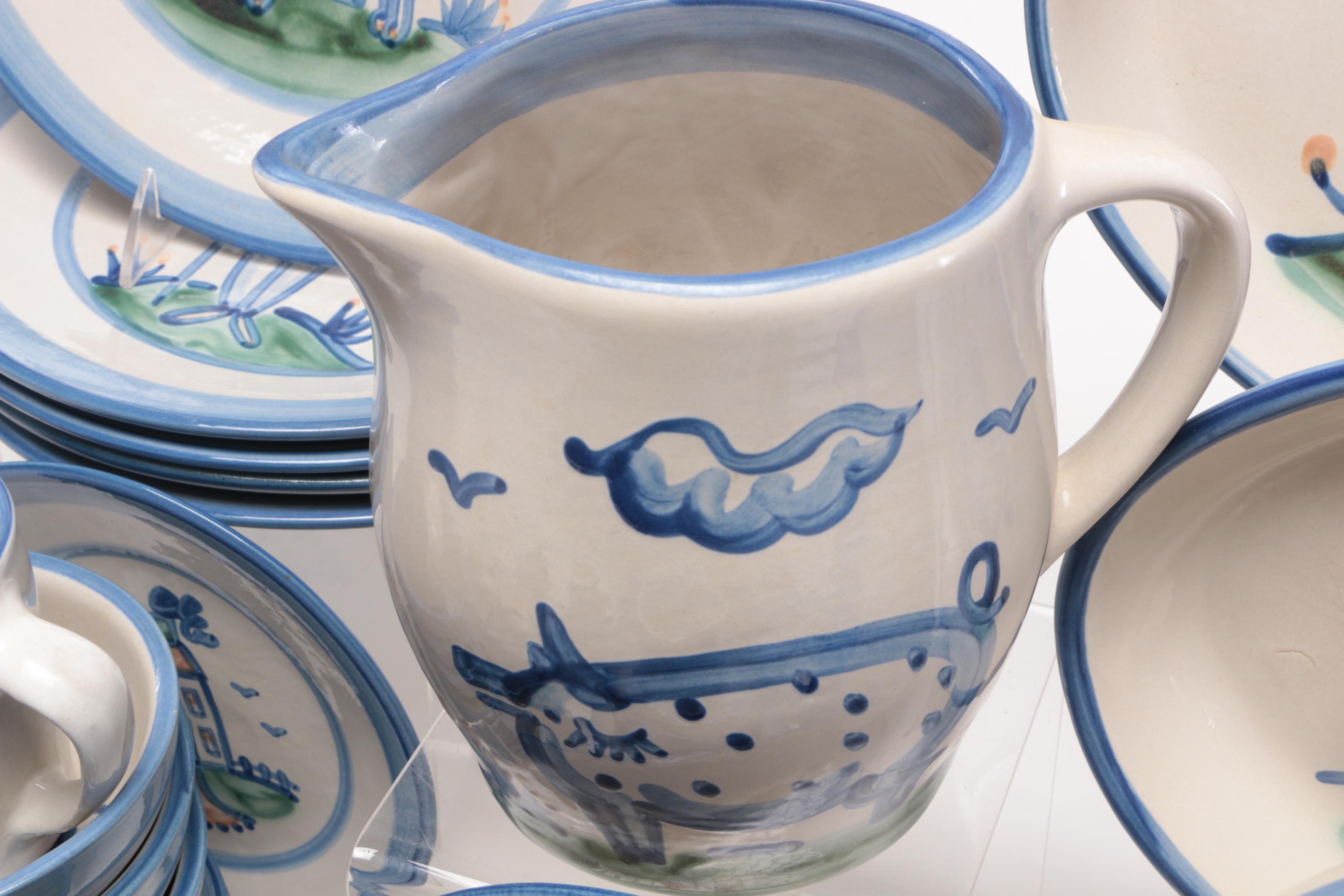 M.A. Hadley Pottery "Country" Stoneware Dinner and Serveware