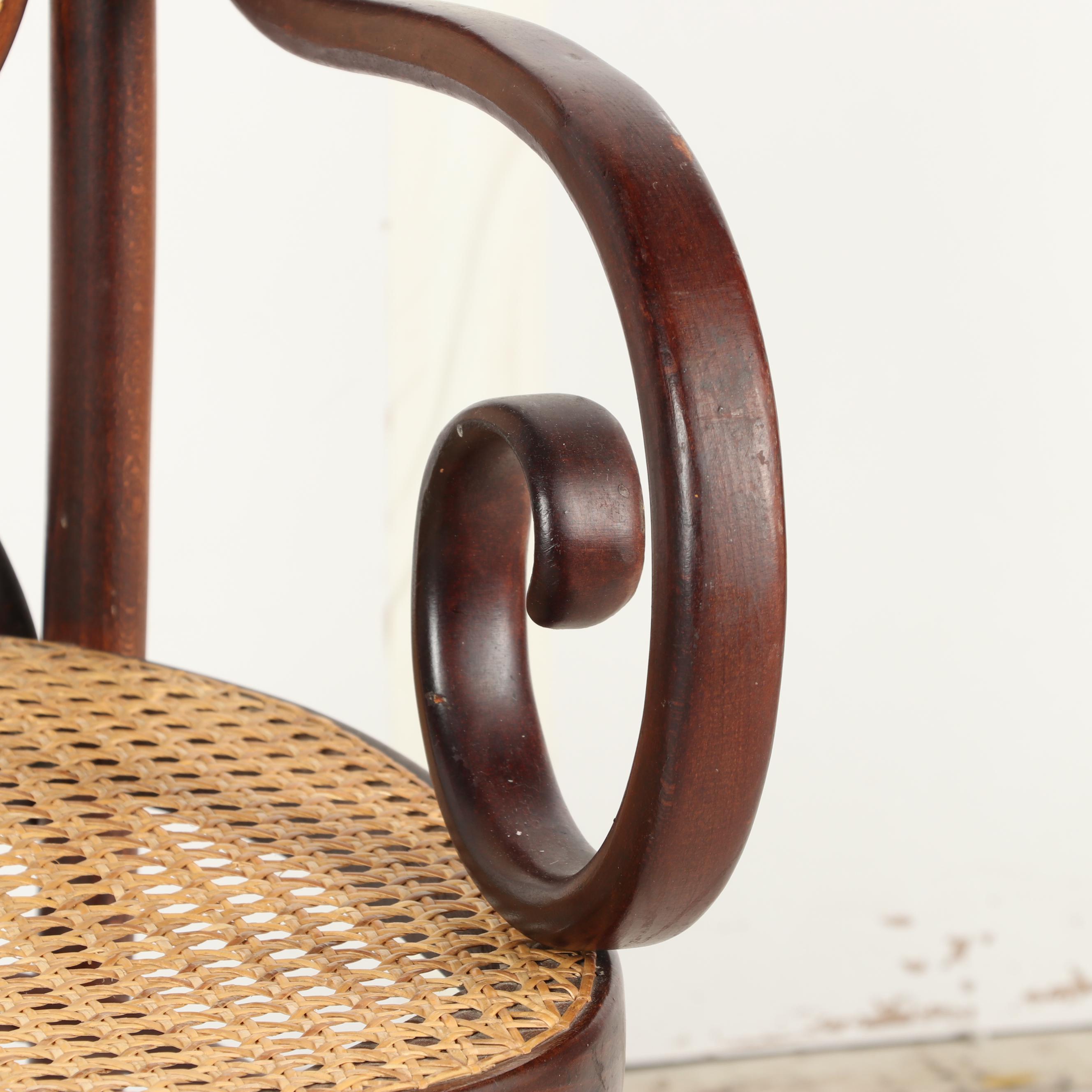 ZPM Radmosko Thonet High Back Bentwood Chairs, Vintage