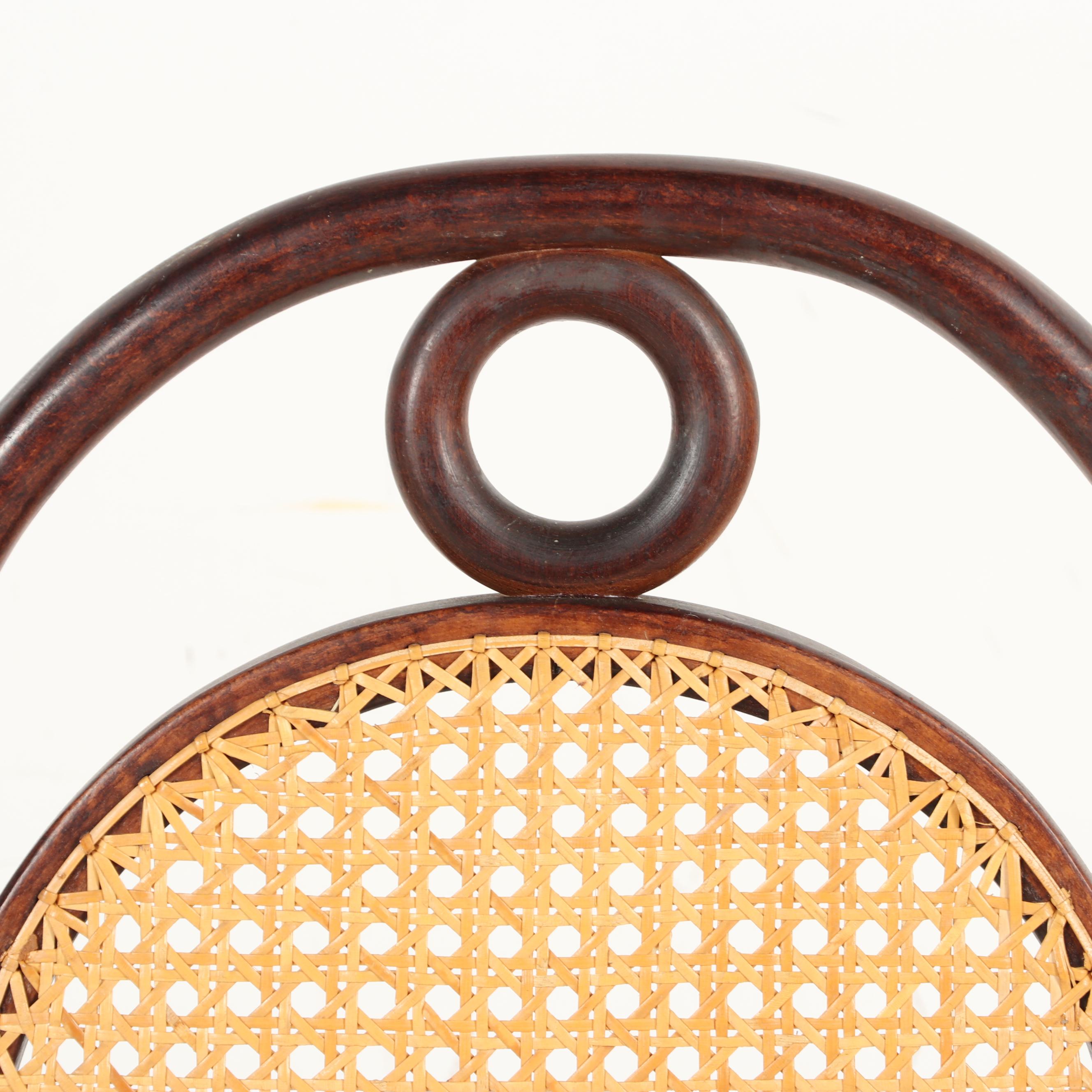 ZPM Radmosko Thonet High Back Bentwood Chairs, Vintage