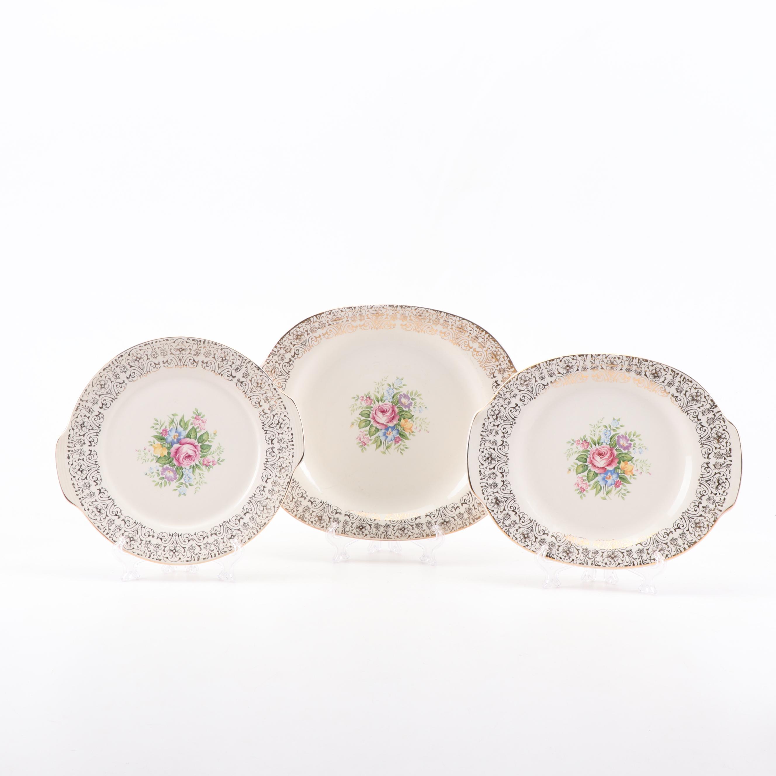 Triumph Limoges "Rosalie" Porcelain Dinnerware