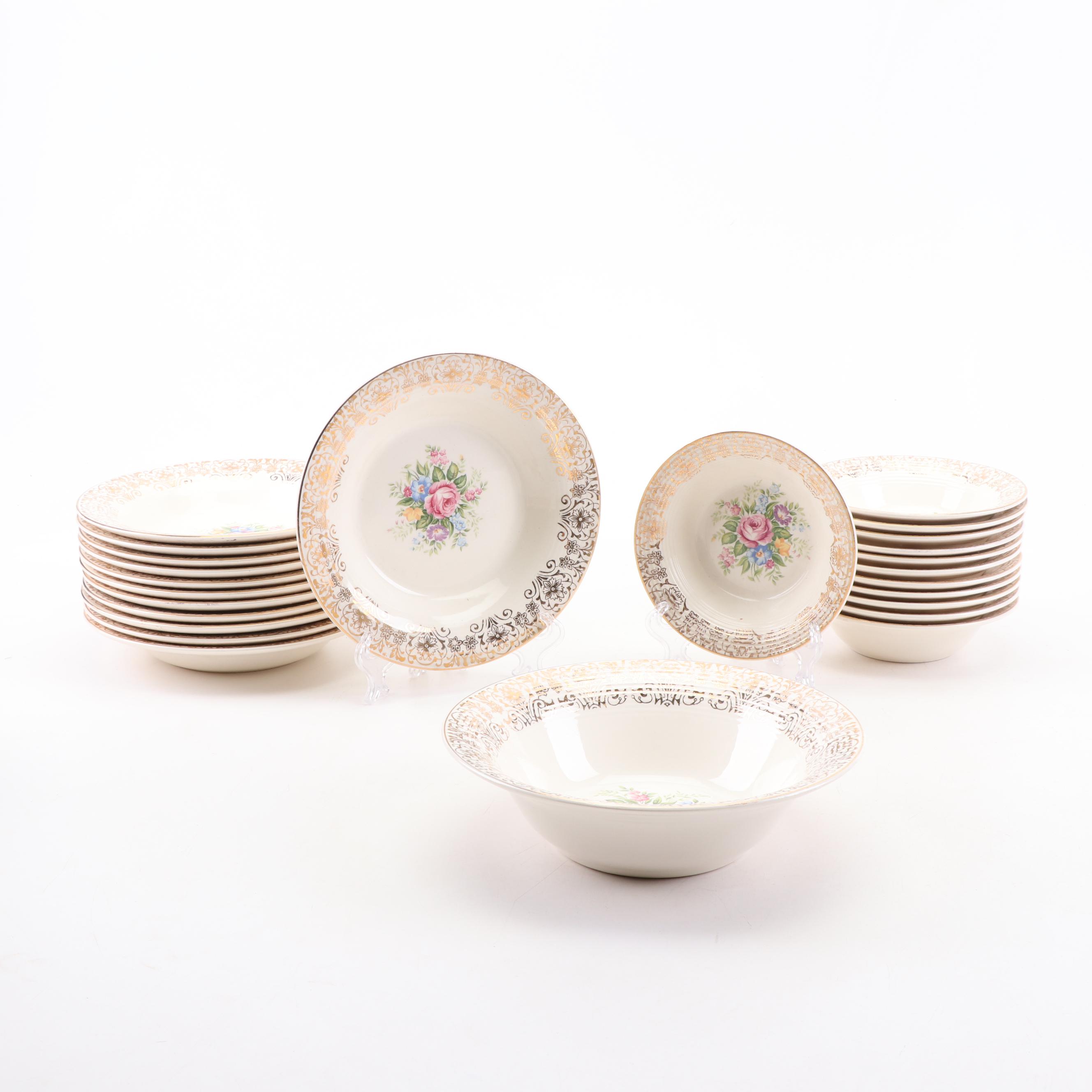 Triumph Limoges "Rosalie" Porcelain Dinnerware