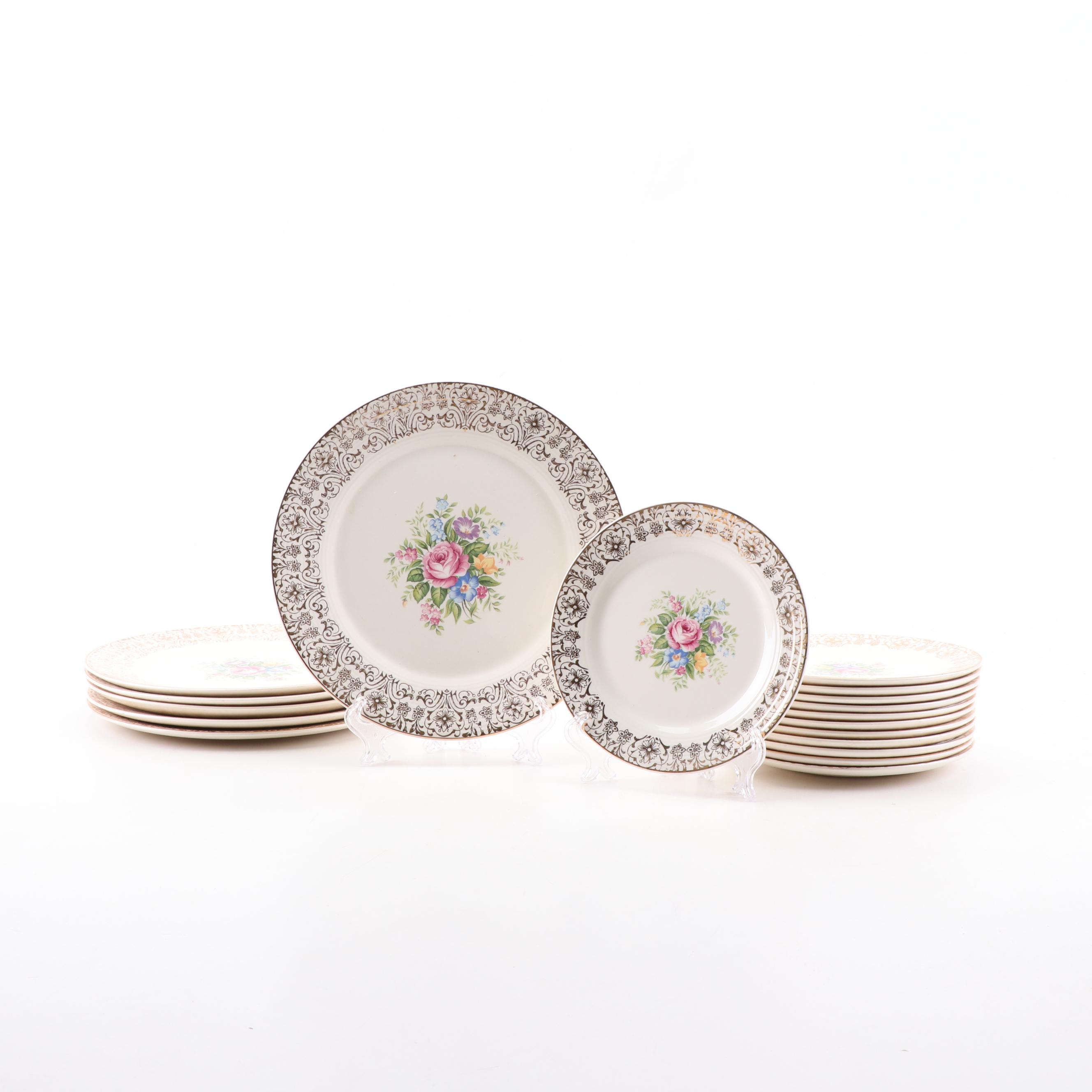 Triumph Limoges "Rosalie" Porcelain Dinnerware