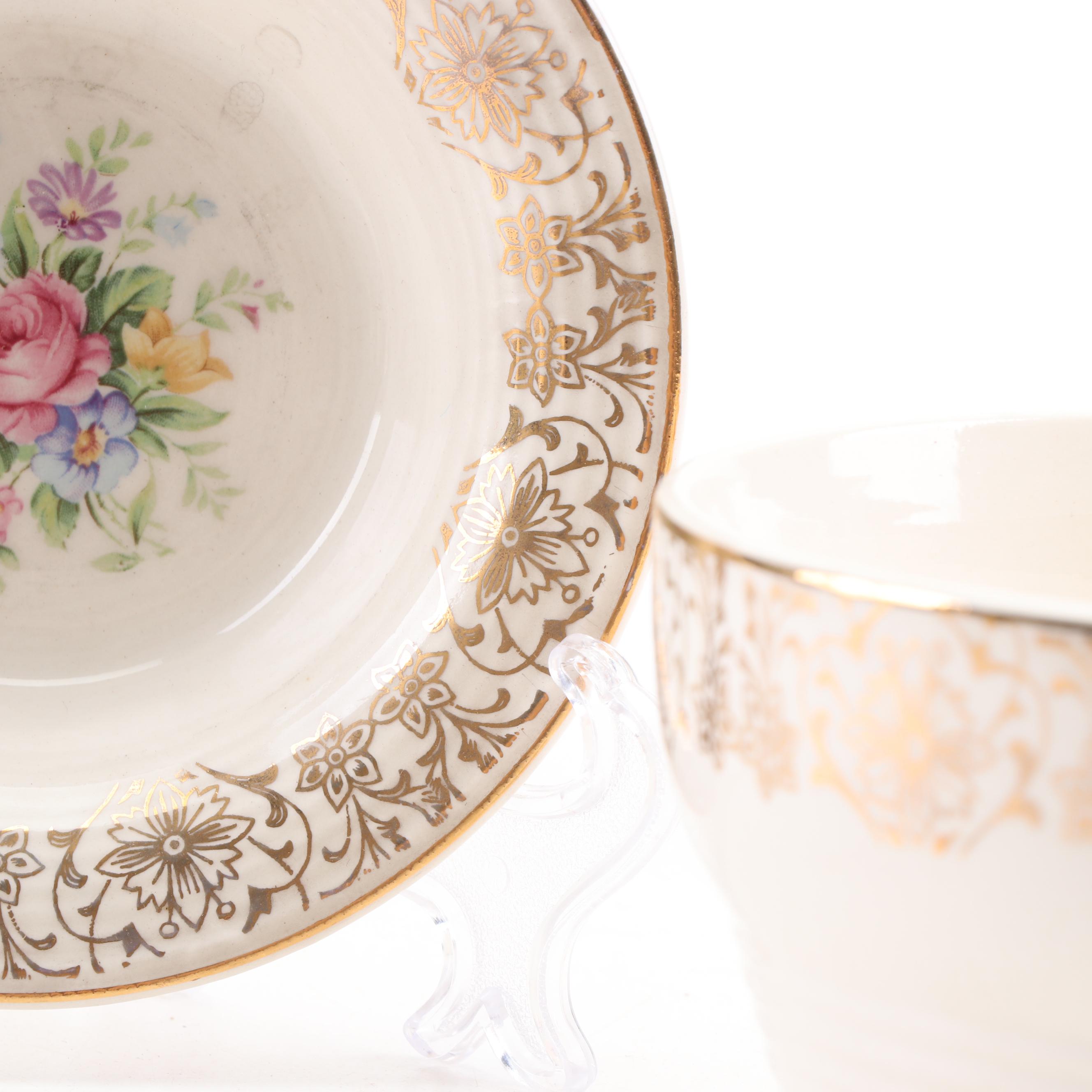 Triumph Limoges "Rosalie" Porcelain Dinnerware