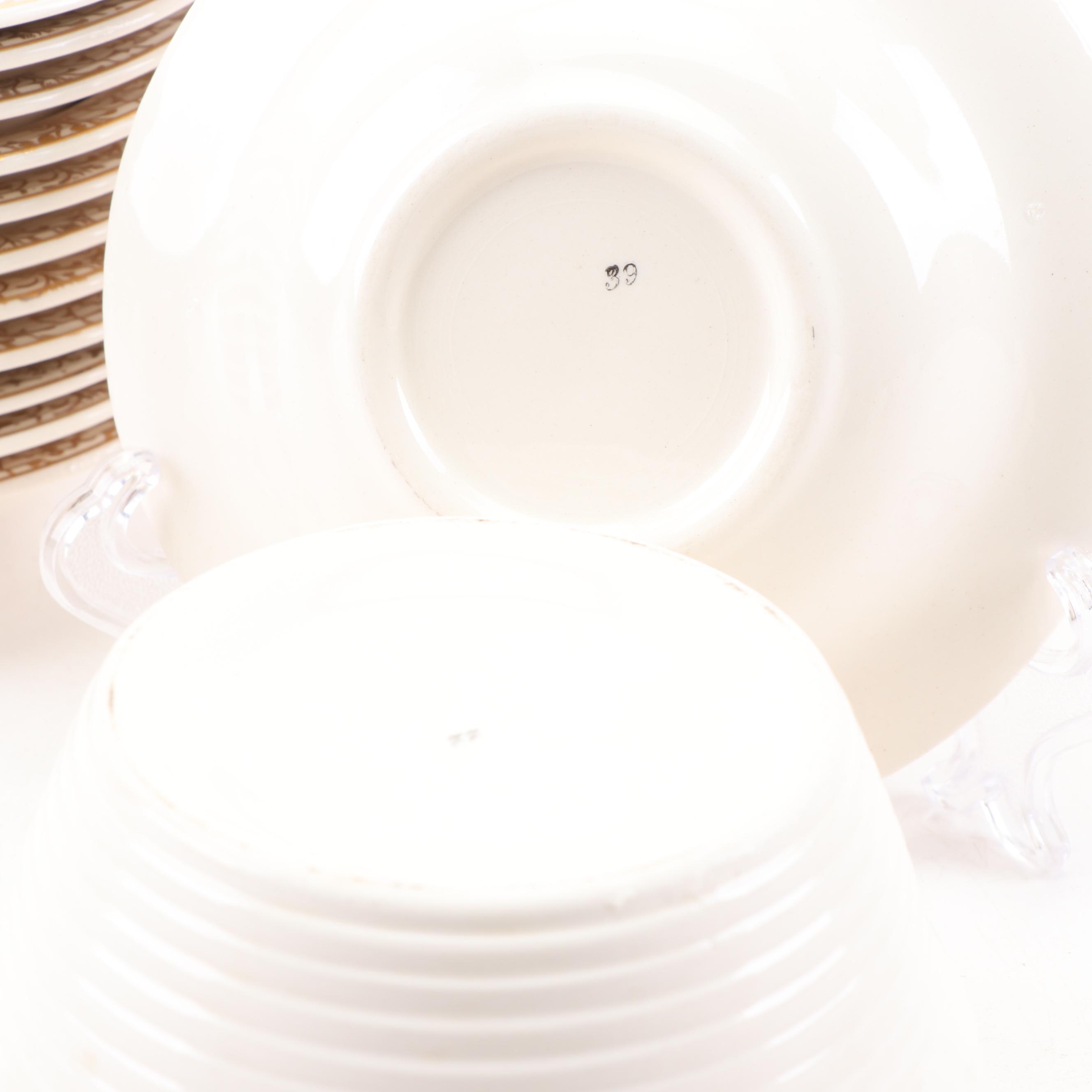 Triumph Limoges "Rosalie" Porcelain Dinnerware