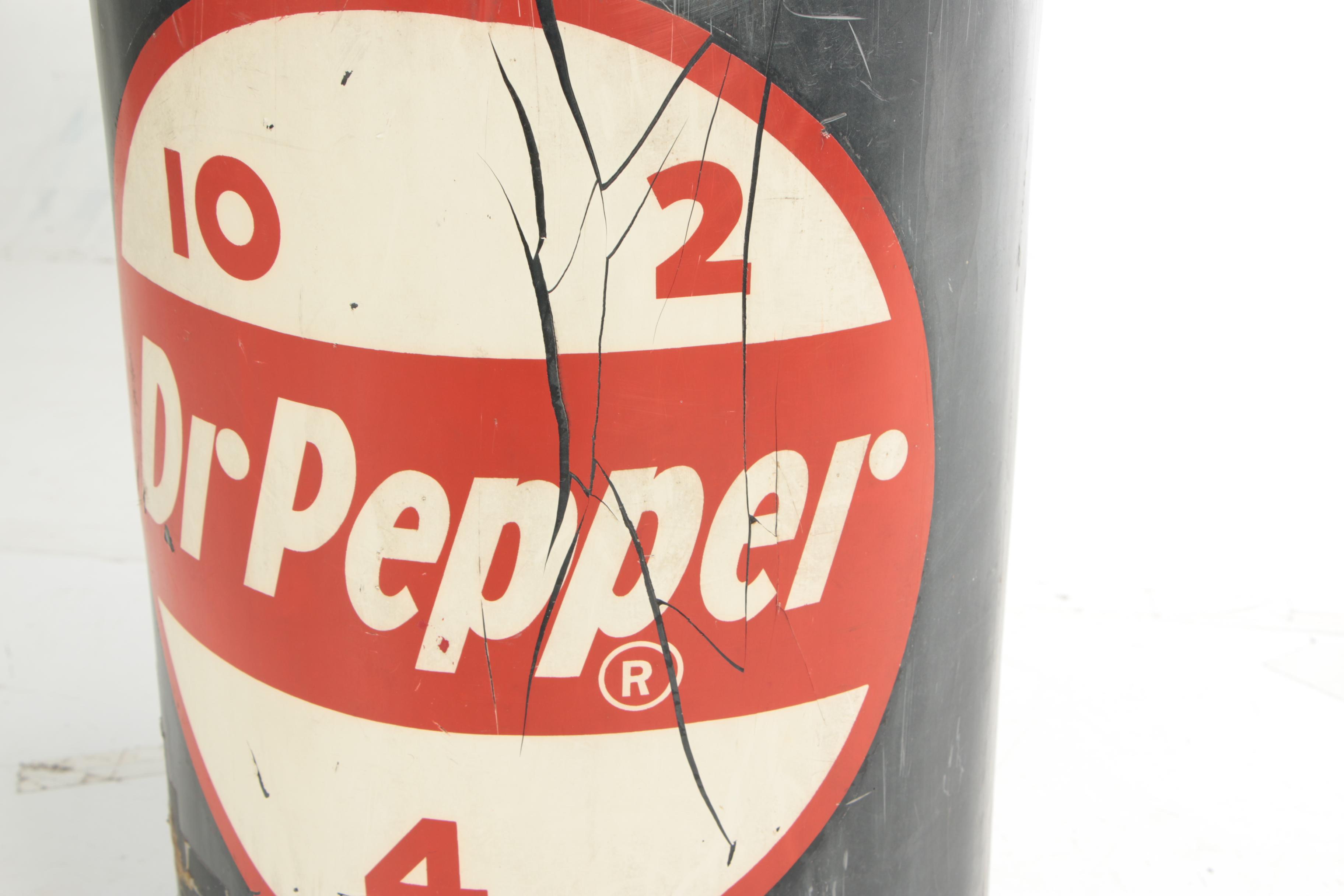 Dr. Pepper Soda Pop 48" Bottle Display by Century Specialty, 1950s Vintage