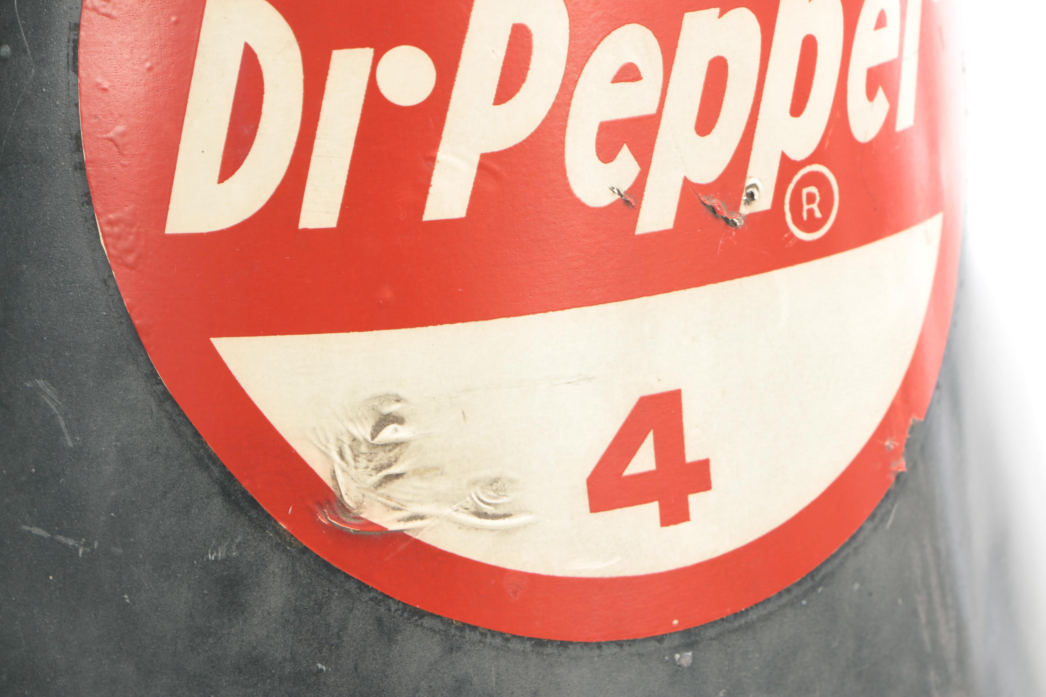 Dr. Pepper Soda Pop 48" Bottle Display by Century Specialty, 1950s Vintage