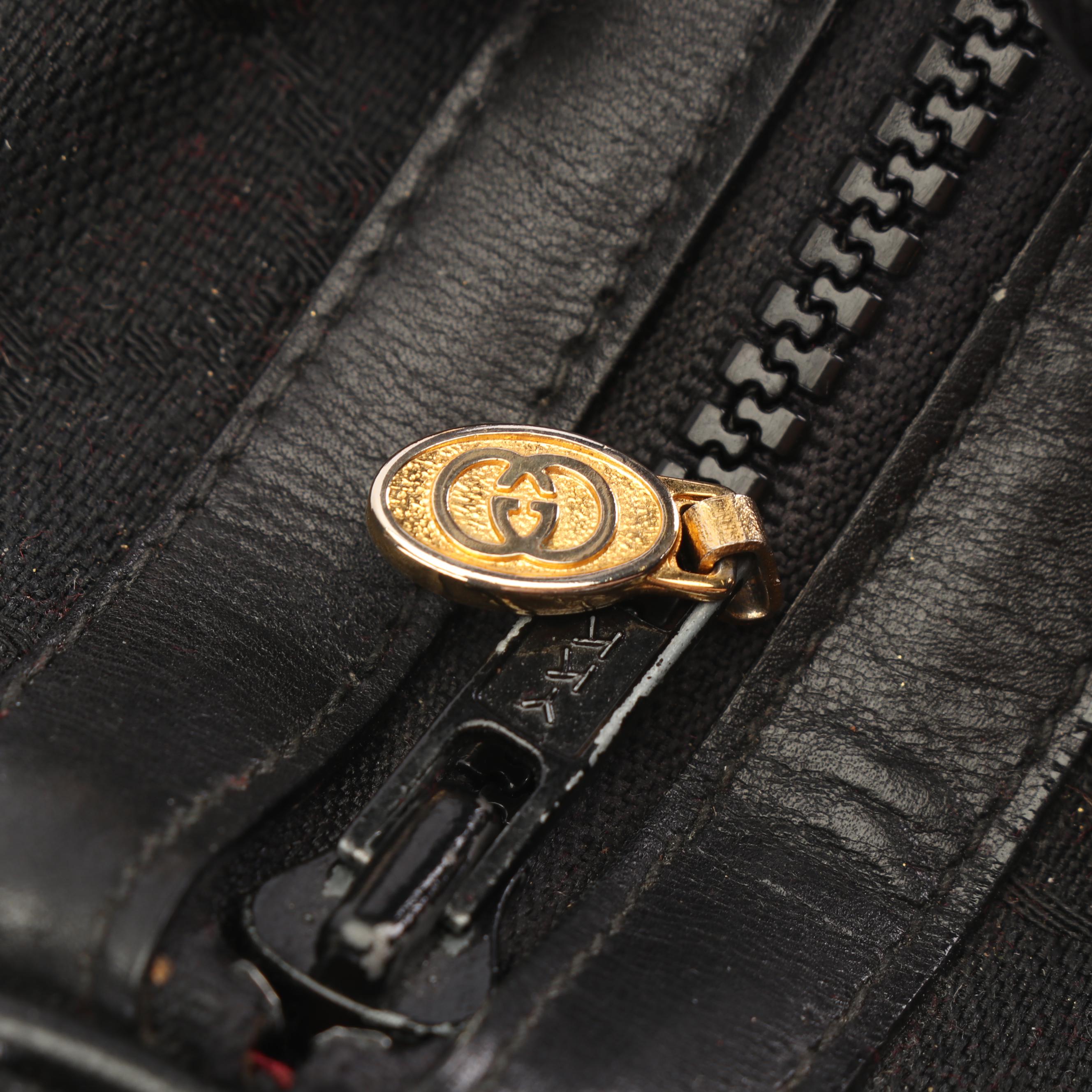 Gucci Accessory Collection Supreme Canvas Web Stripe Duffel Bag