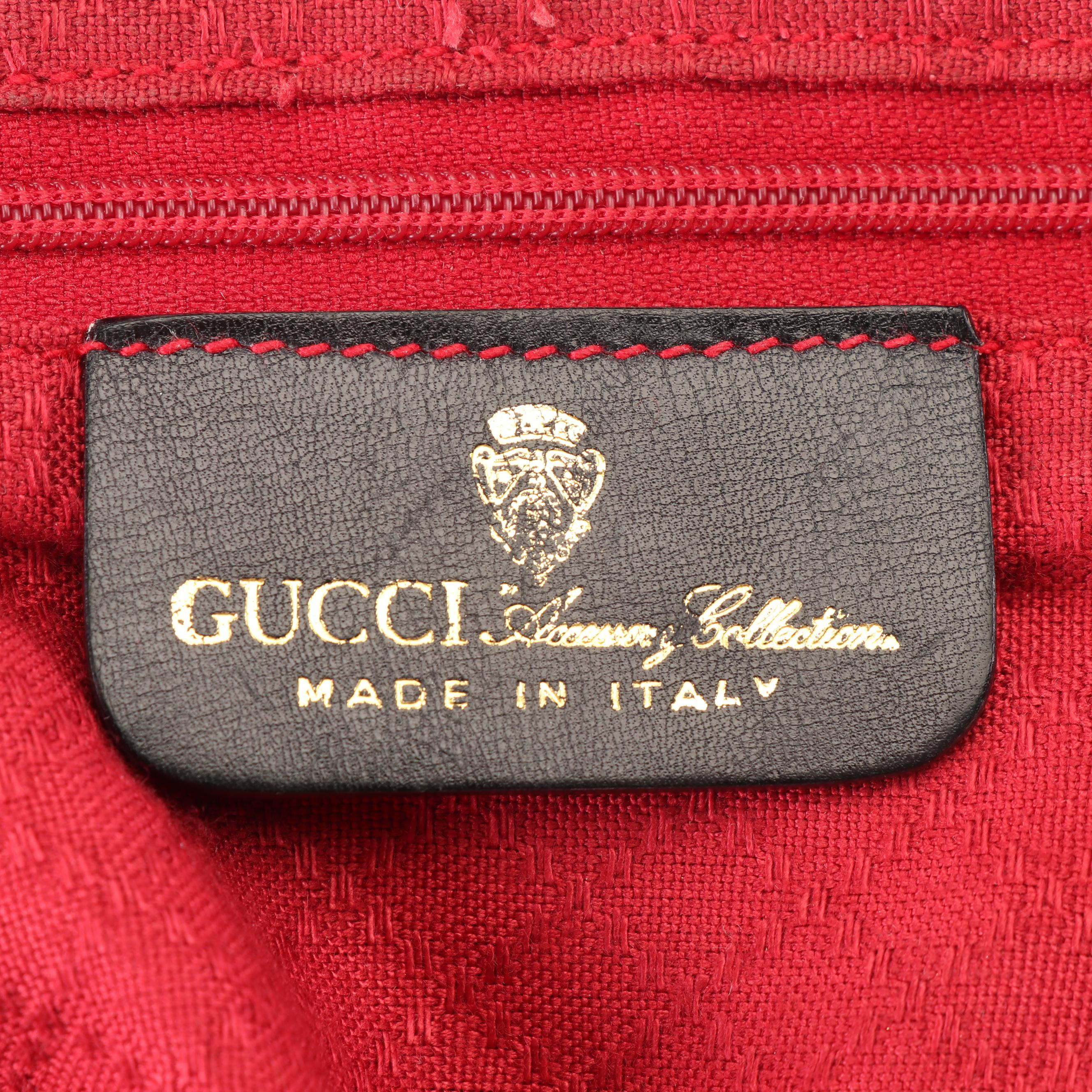 Gucci Accessory Collection Supreme Canvas Web Stripe Duffel Bag