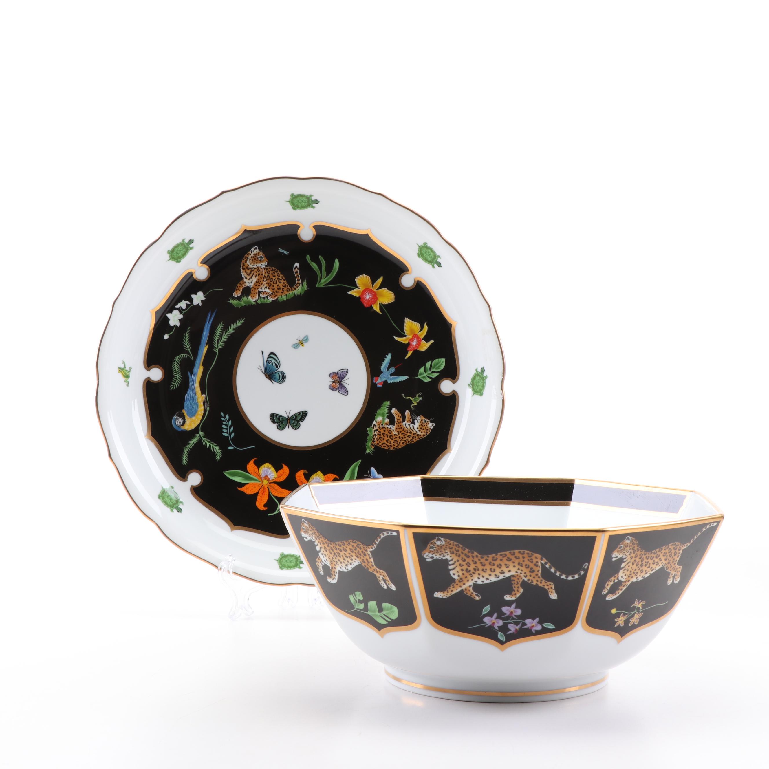 Lynn Chase "Jaguar Jungle" Porcelain Dinnerware