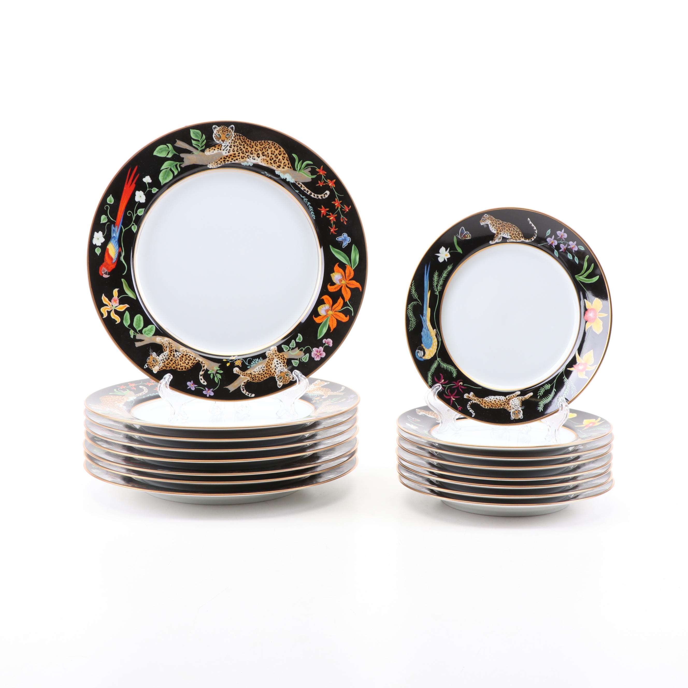 Lynn Chase "Jaguar Jungle" Porcelain Dinnerware