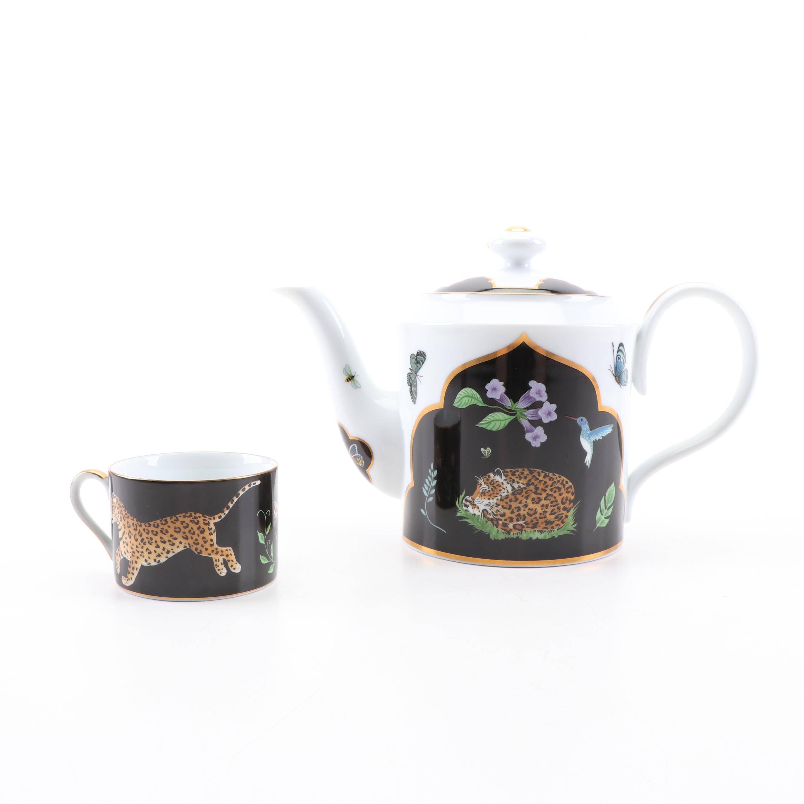 Lynn Chase "Jaguar Jungle" Porcelain Dinnerware