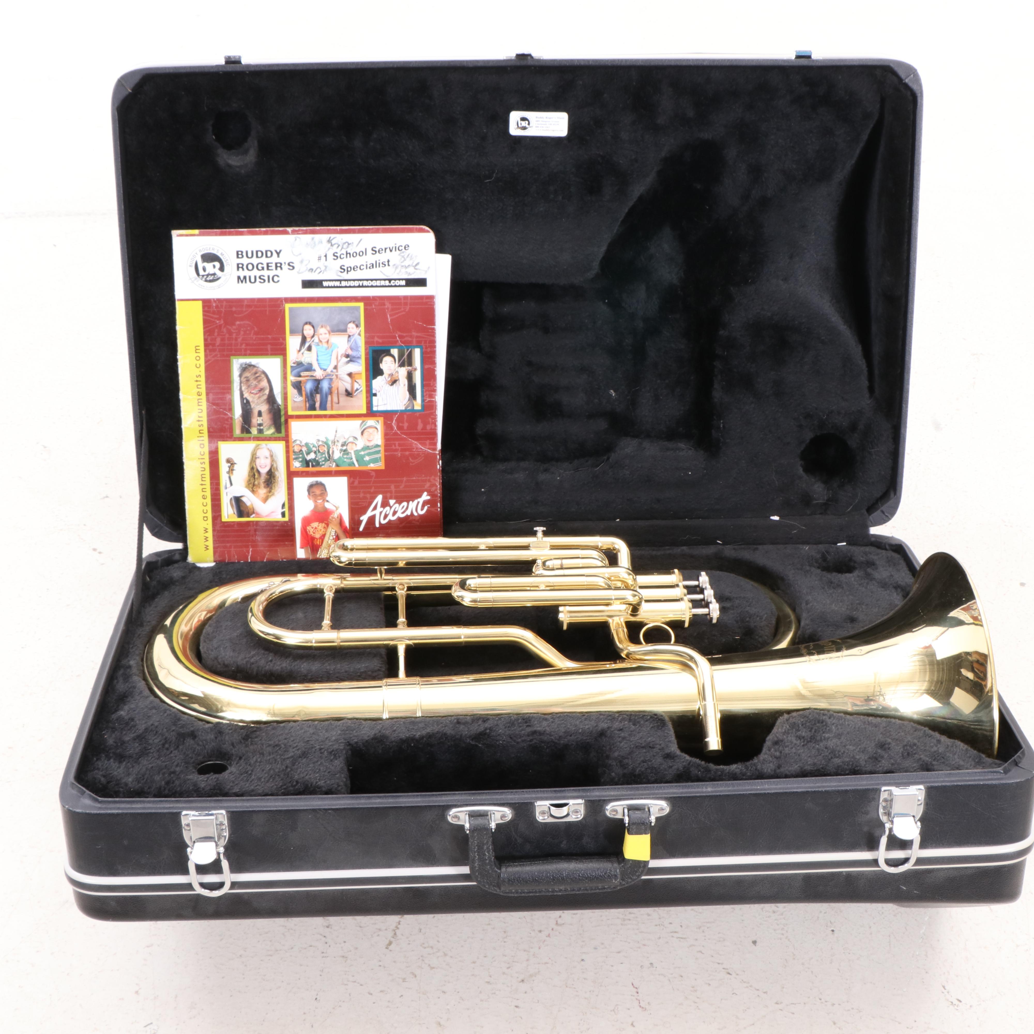 Jupiter JBR-462 Brass Baritone Horn with Case